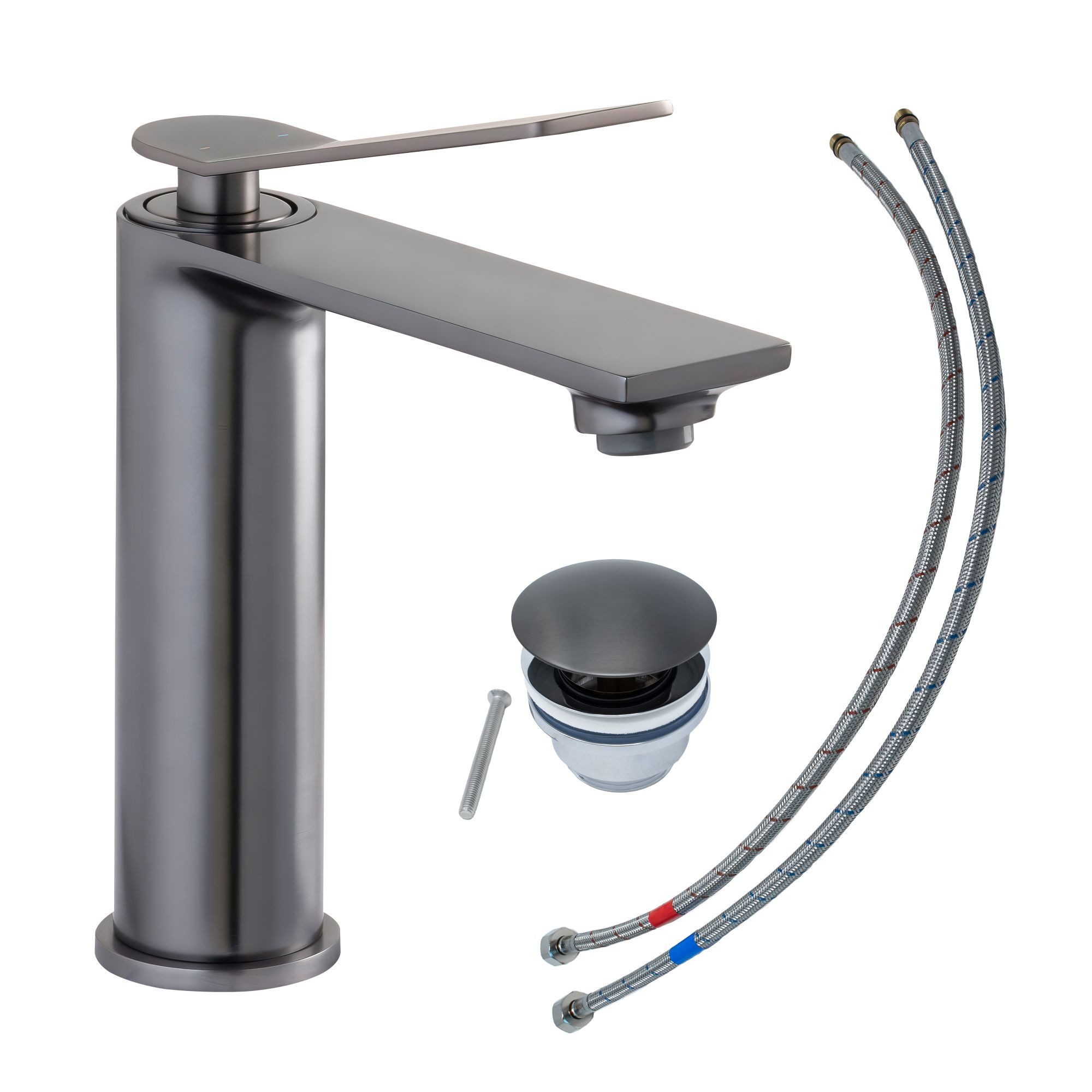 SCHÖNER WOHNEN-Kollektion Waschtischarmatur VIOLA M Industrial, geeignet für wandhängende Waschbecken in Ihrem Bad