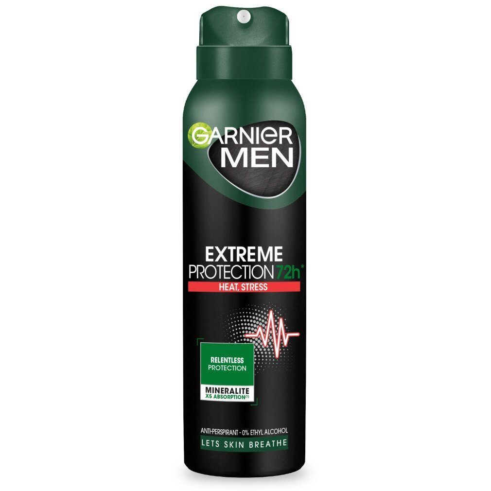GARNIER Deo-Roller Men Extreme Protection 72h Spray Deo - Hitze, Stress 150ml