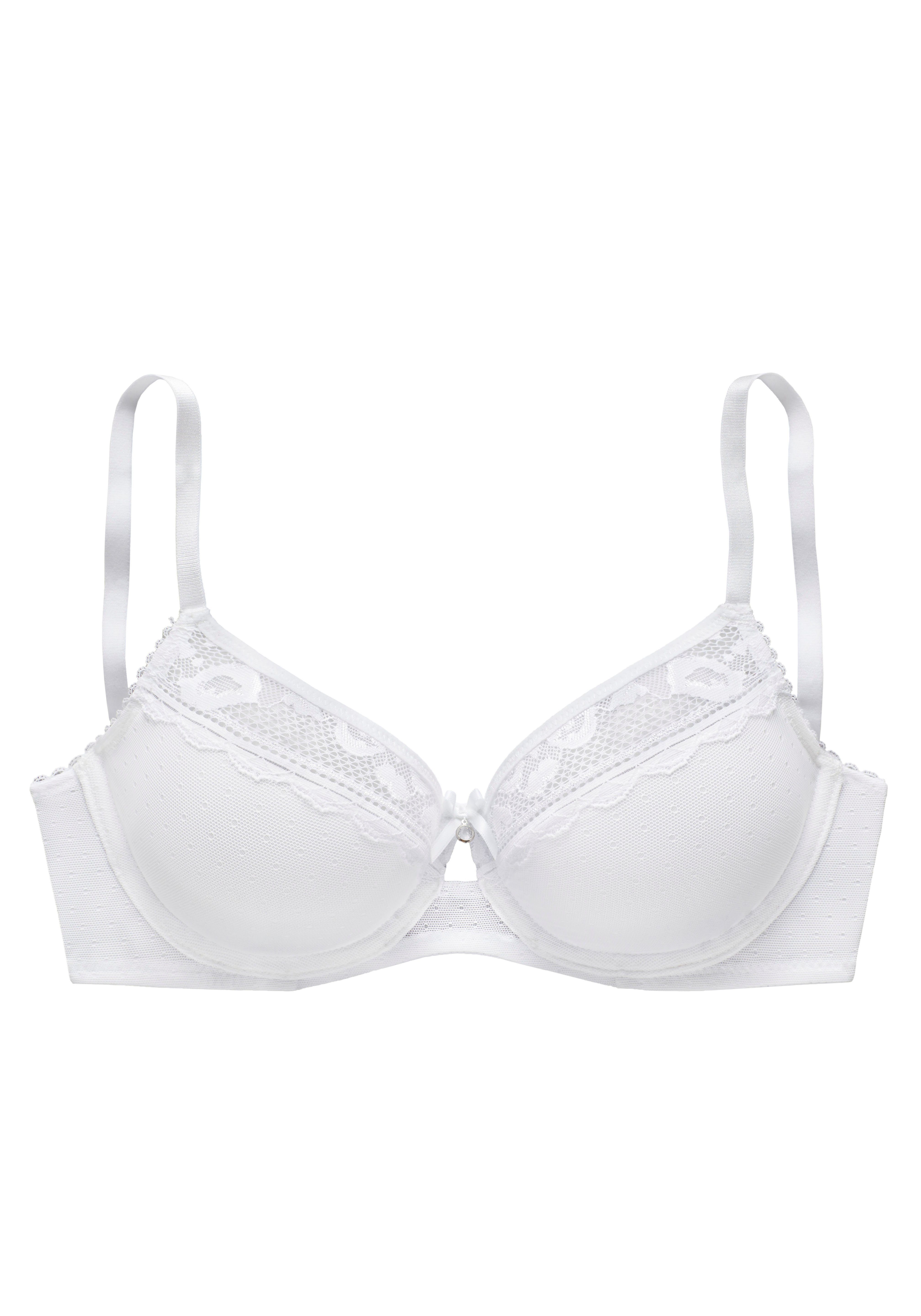 Vivance T-Shirt-BH aus feinem Mesh-Material und Spitze in Leo-Optik, Dessous. € 29,99