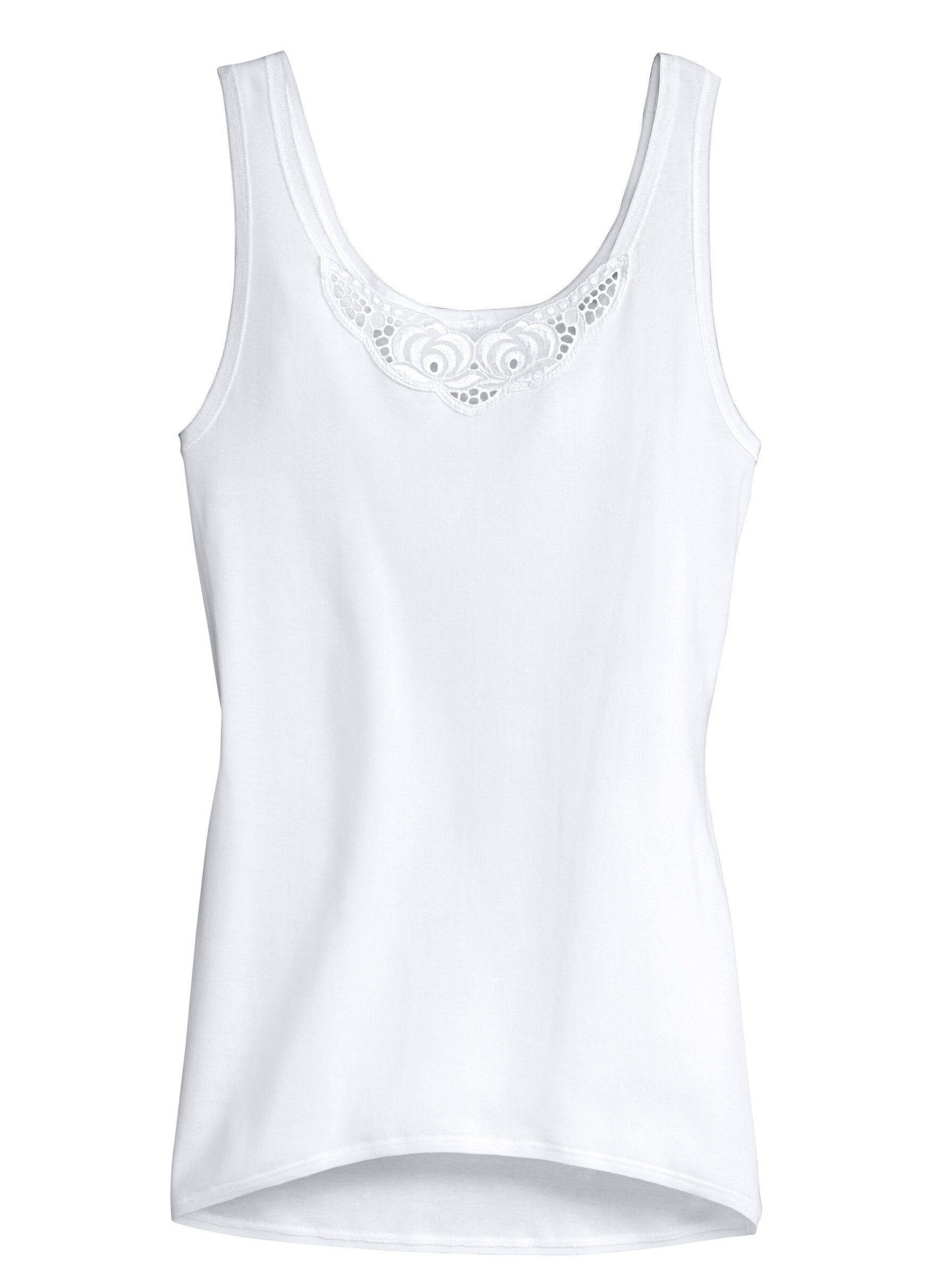 Schiesser Achselhemd Achselhemd . (2-St) Ohne Bügel günstig online kaufen