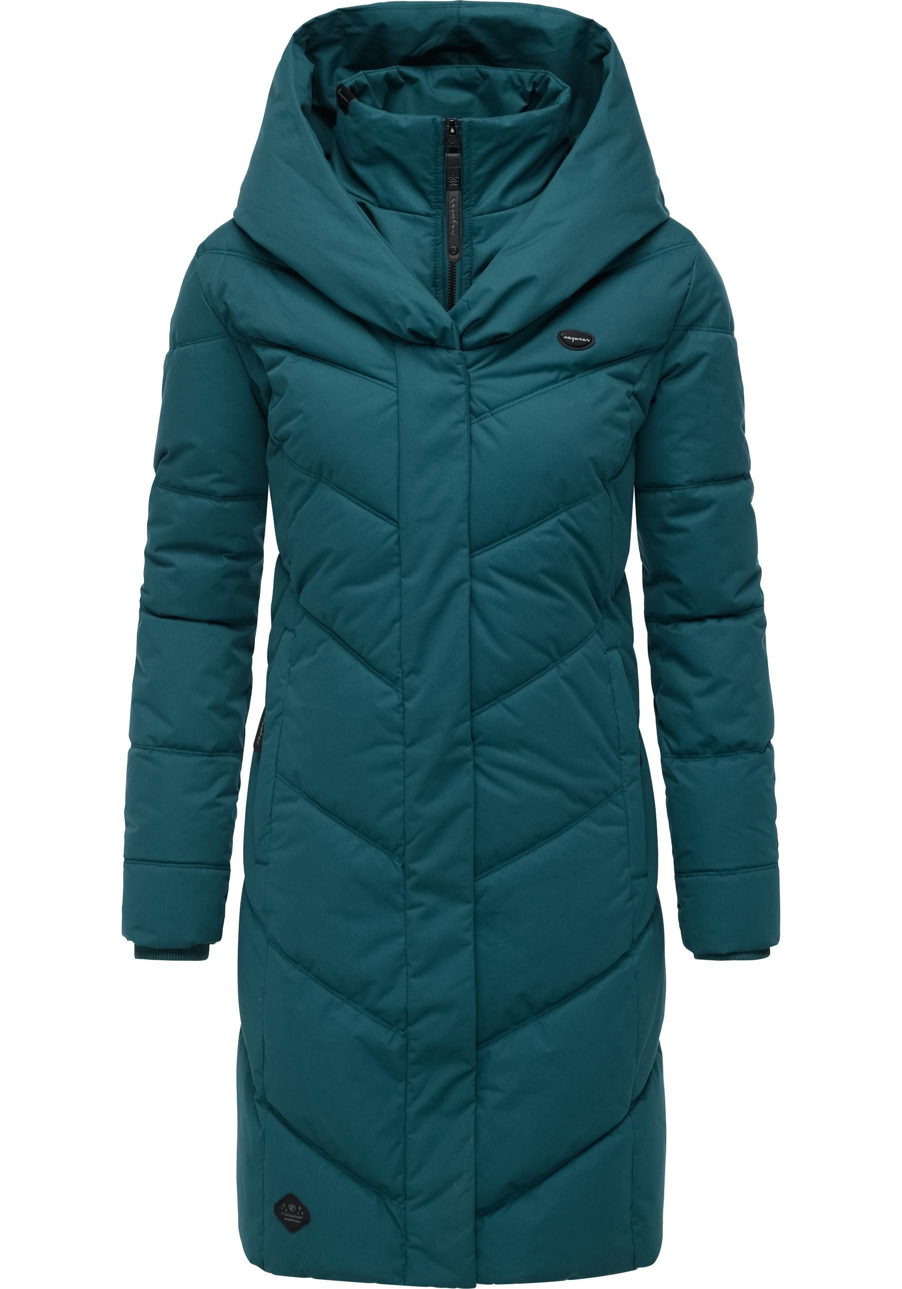 Ragwear Steppmantel Natalka stylischer, gesteppter Winterparka mit gefütterter Kapuze