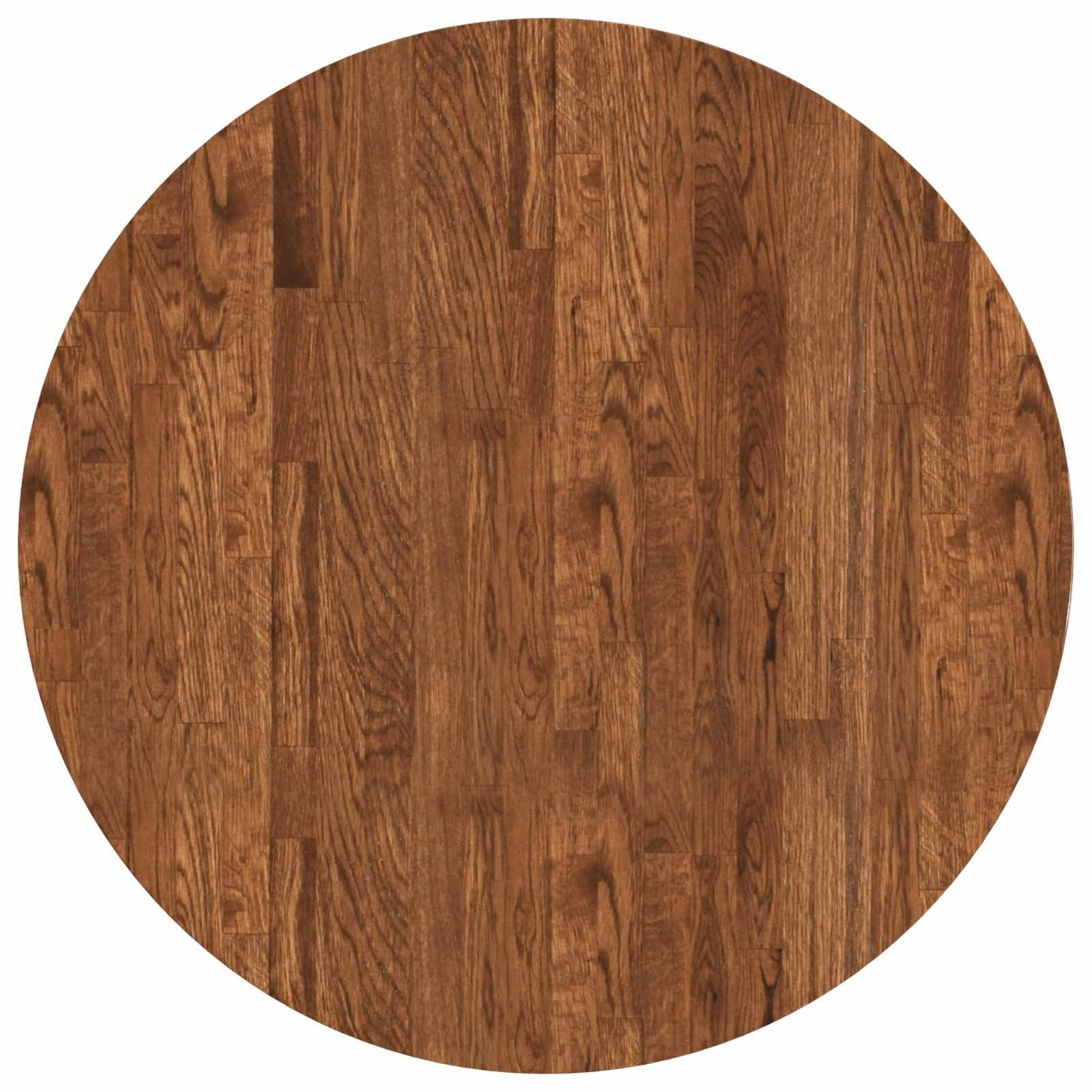 vidaXL Tischplatte Tischplatte Hellbraun Ø 70 x 4 cm Massivholz Eiche (1 St)