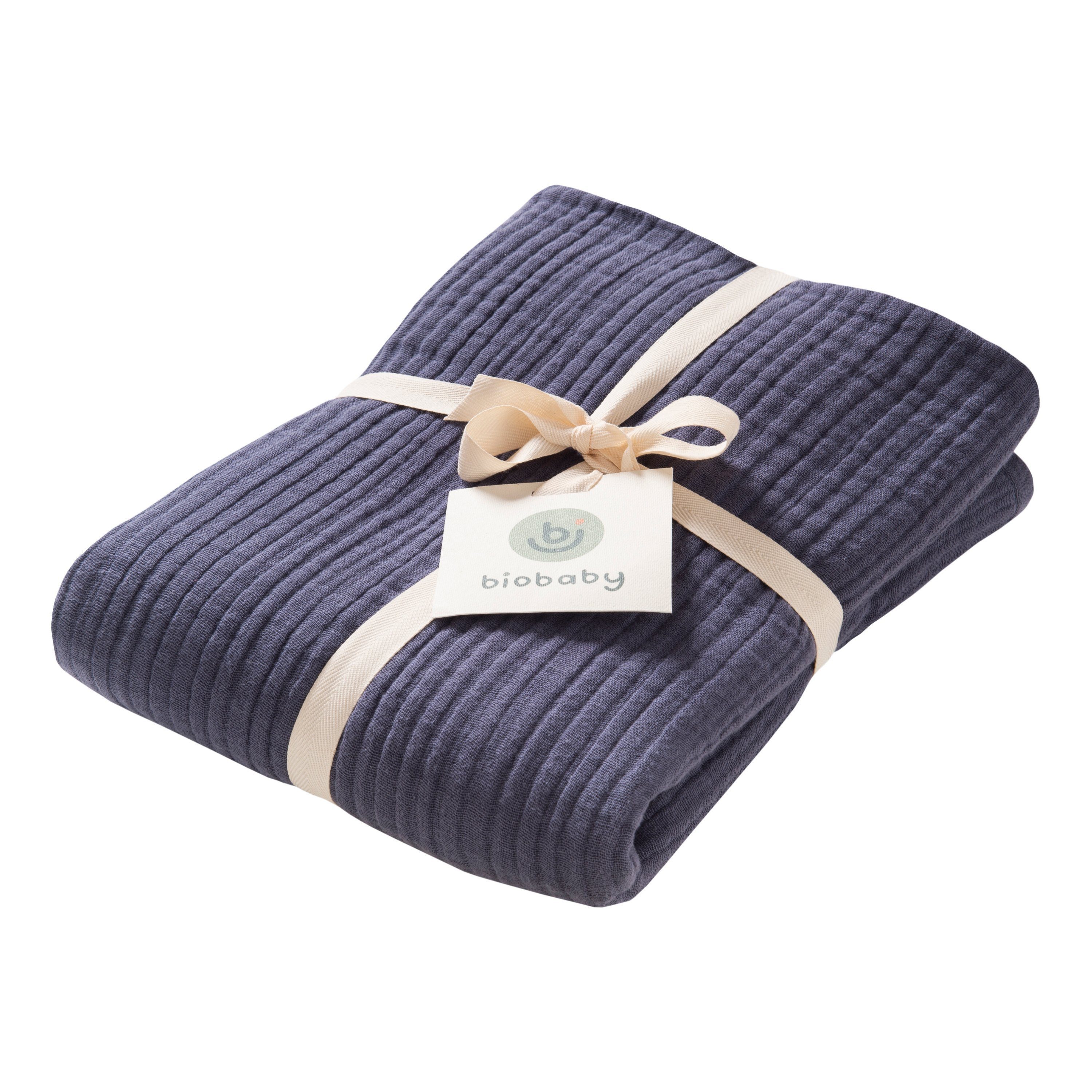 Babydecke, Biobaby Mulldecke, 4-lagig, 100% Baumwolle (kbA), 105x105cm, People Wear Organic