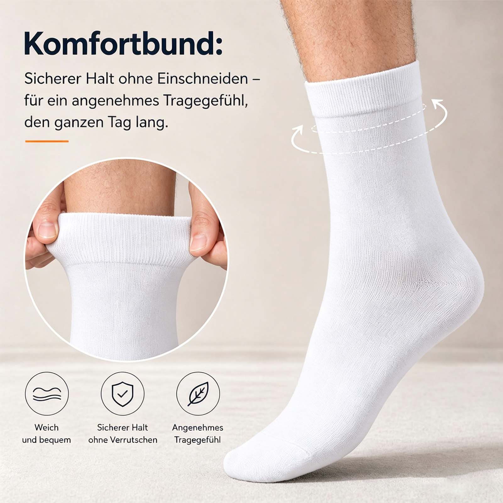 Yalion Socken YALION Premium Herren & Damen Business Socken Baumwolle Businesssocken (12-Paar) – Bild 2 von 5
