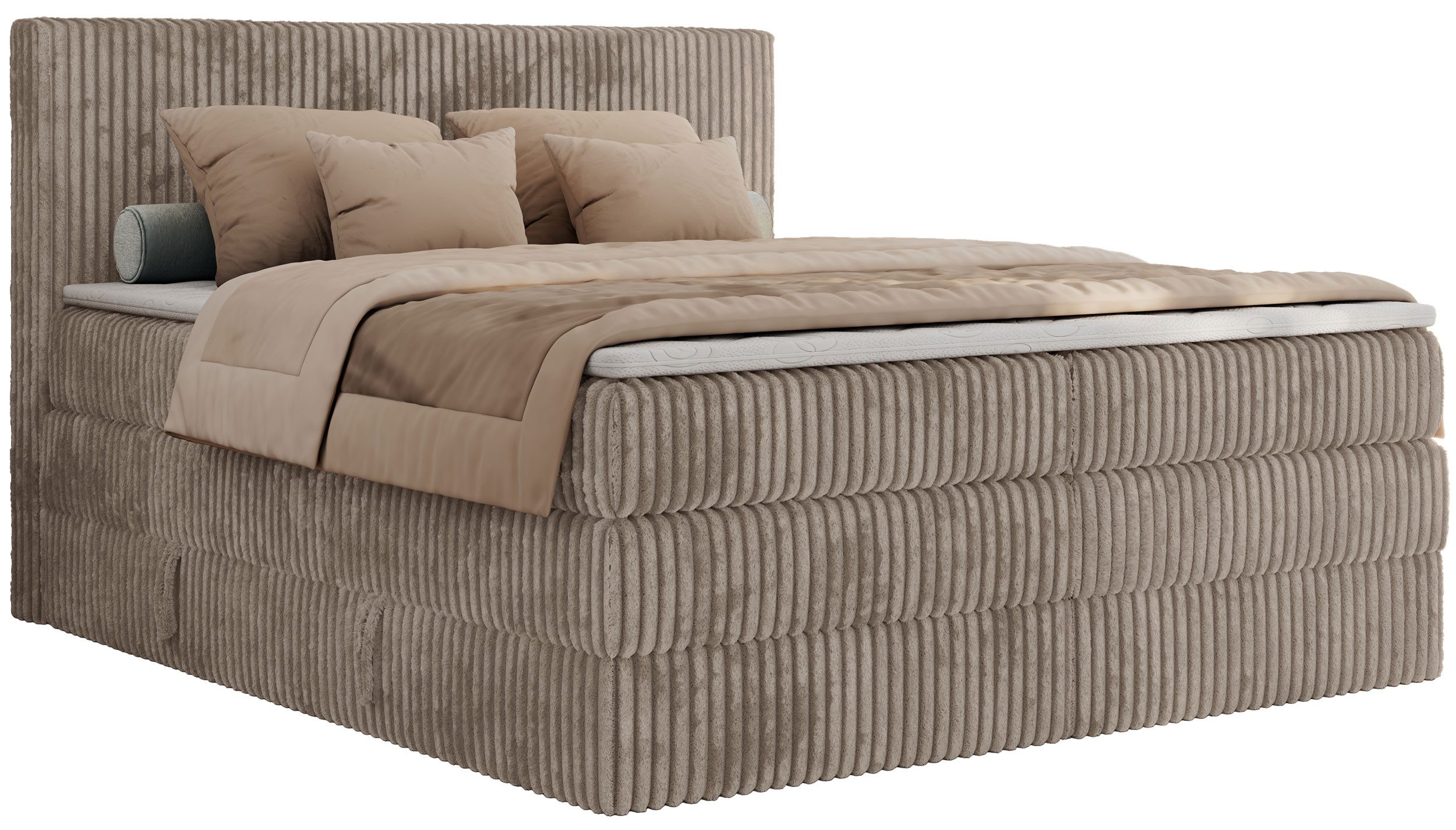 MKS MÖBEL Boxspringbett TILIANO KING (Packung, Set, Topper T25, Doppelbett, günstig online kaufen