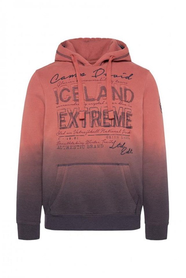 CAMP DAVID Hoodie Dip Dye mit Label-Stickereien günstig online kaufen