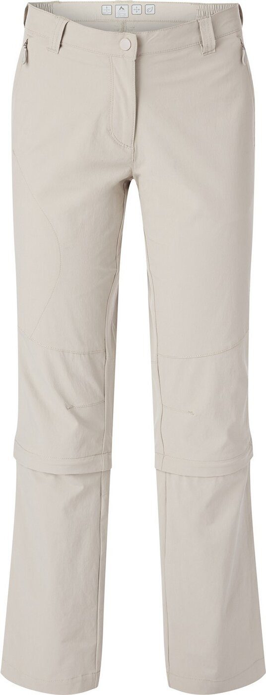 McKINLEY Bundfaltenhose Da.-Abzipphose Mandorak II W SHT GREY