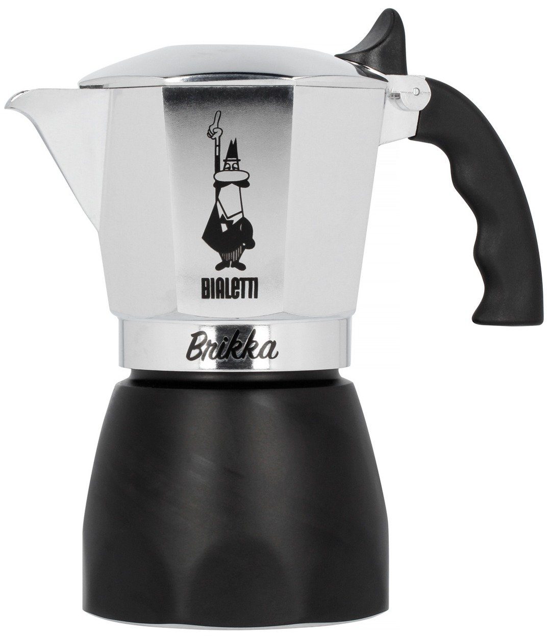BIALETTI Espressokocher Moka New Brikka Restyling 4-cup