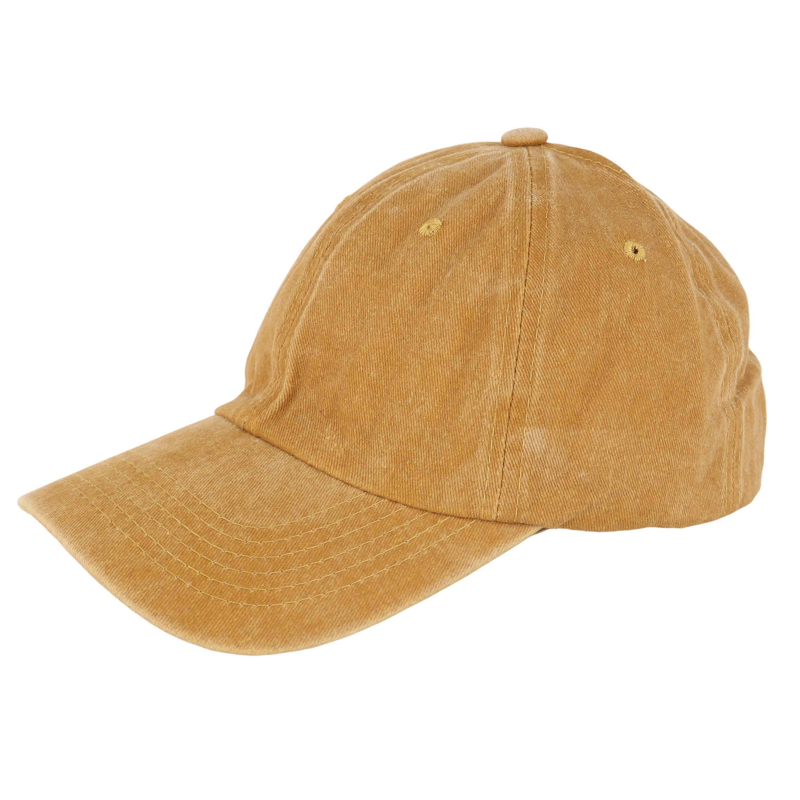 MIRROSI Baseball Cap Vintage in washed Look aus 100% Baumwolle Unifarbe (Outdoor Cap, Feldmütze, Kappe) Atmungsaktiv, Einheitsgröße, Unisex, Damen Herren