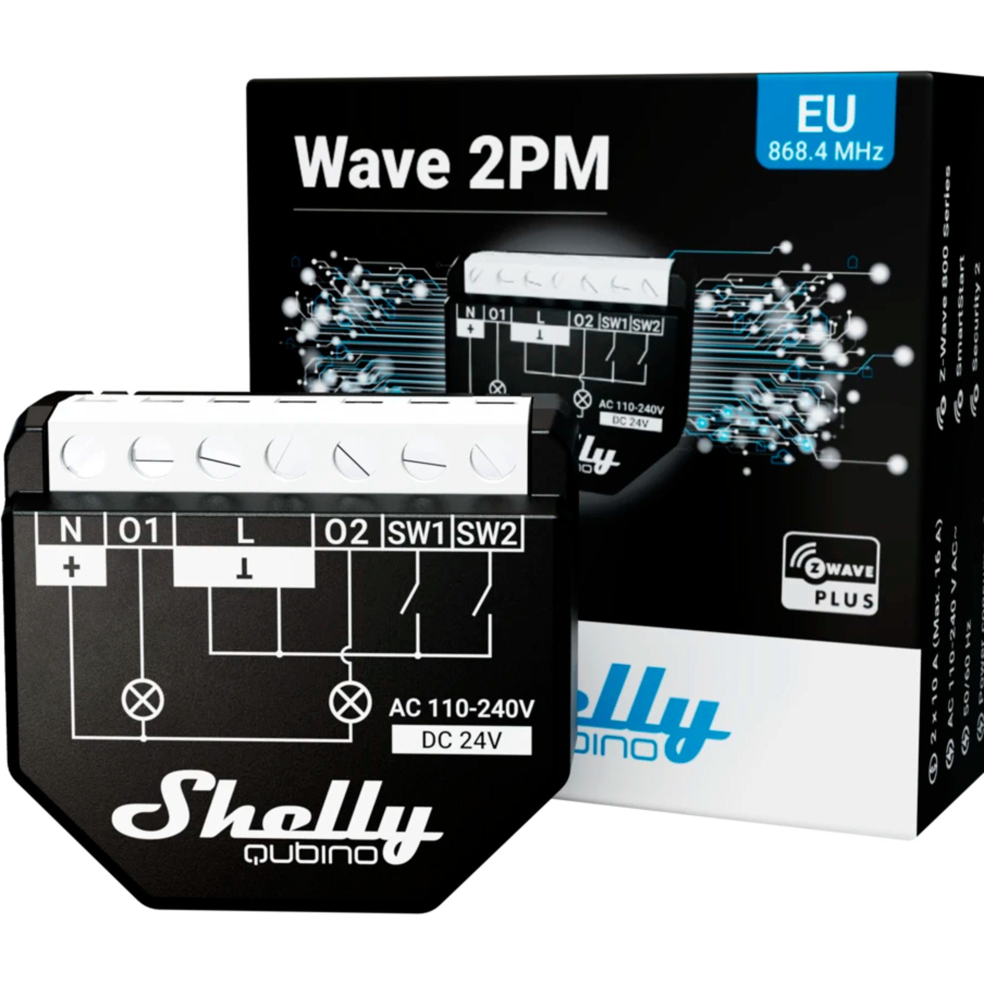 Shelly Wave 2PM, Relais Smart-Home-Zubehör