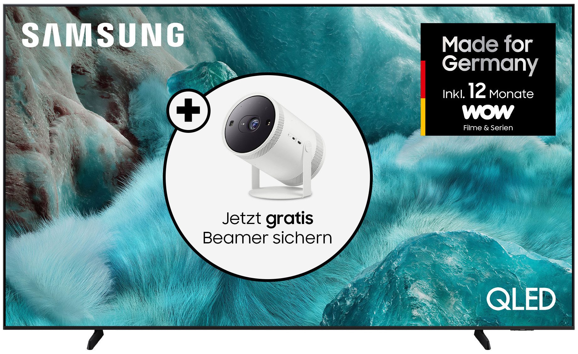 Samsung GQ98Q7FAAU QLED-Fernseher (247 cm/98 Zoll, 4K Ultra HD, Smart-TV)