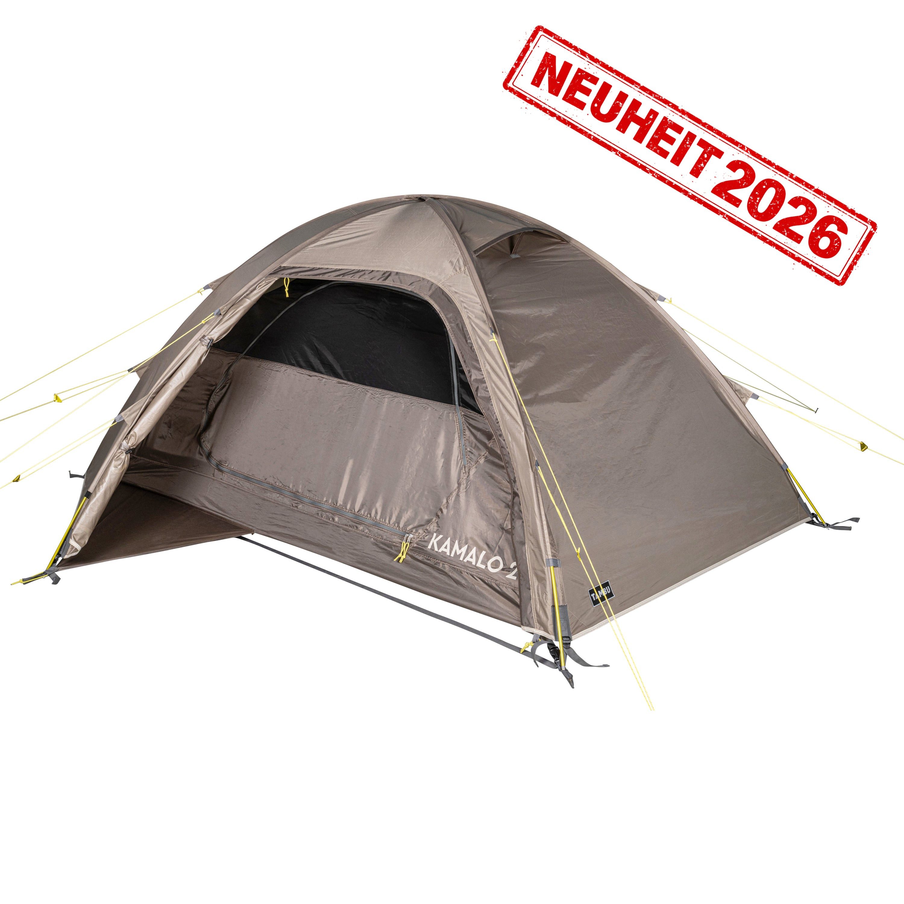 Tambu Kuppelzelt KAMALO 2, 2-Personen Leichtgewicht-Trekkingzelt, Personen: 2