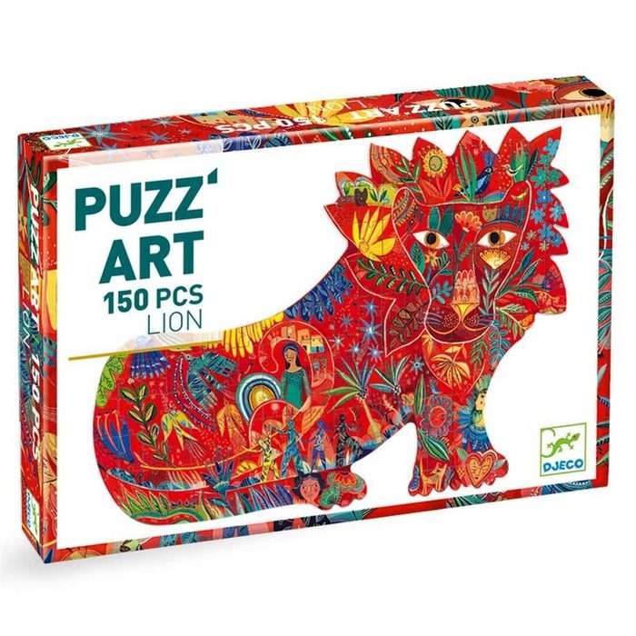DJECO Spiel DJ07654 Puzz`art - Lion 150 Teile