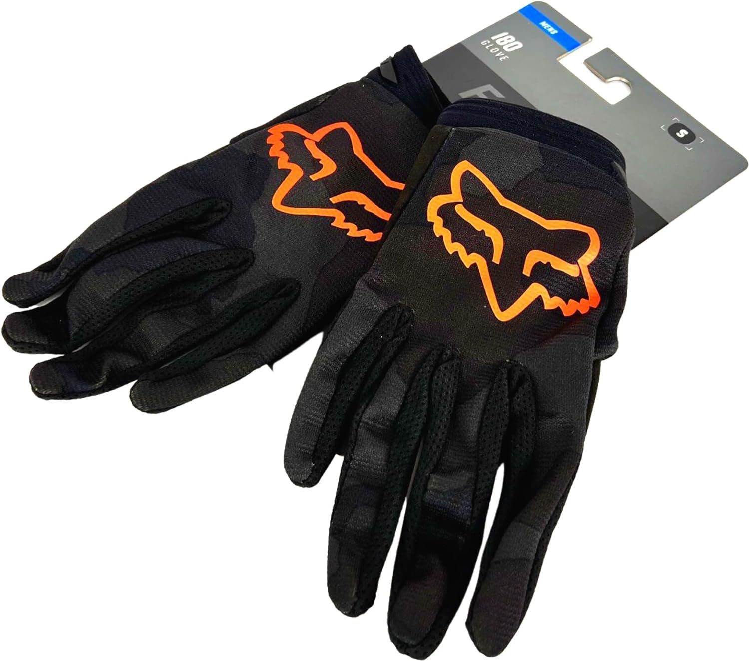 Motorradhandschuhe schwarz/camo Trev Handschuhe Fox 180 Fox Glove Racing