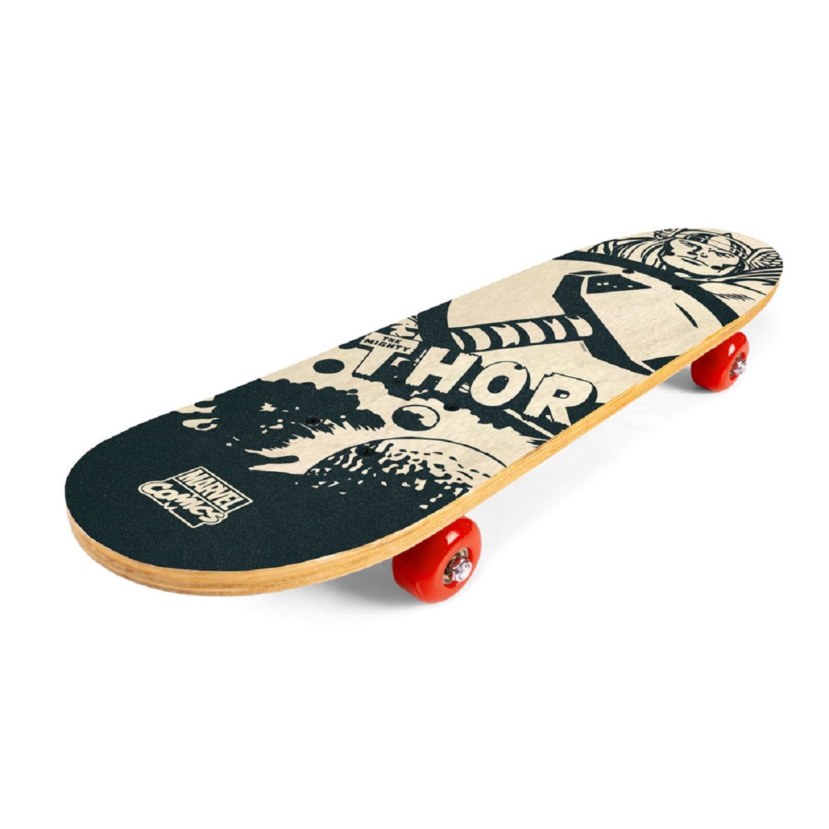 Captain America Skateboard Thor Robustes 9-Schichten Ahornholz mit 95A PVC-Rädern