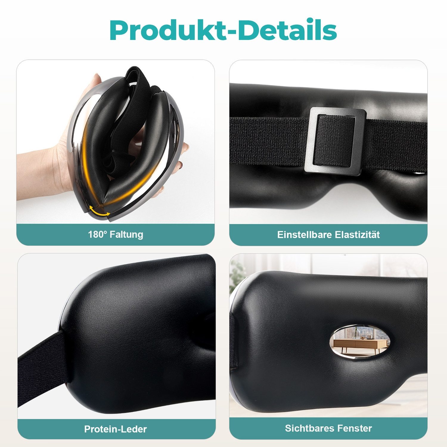 ASPRIA Massagegerät, mit dualer Heiß- und Kältetherapie,Vibration,Luftkompressionsmassage