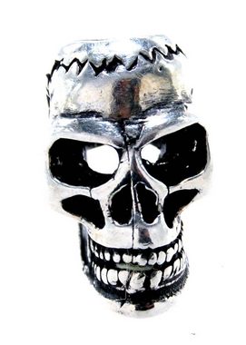 Kiss of Leather Diadem Bartperle Totenkopf Skull Haarperle Silber 925 Bartschmuck