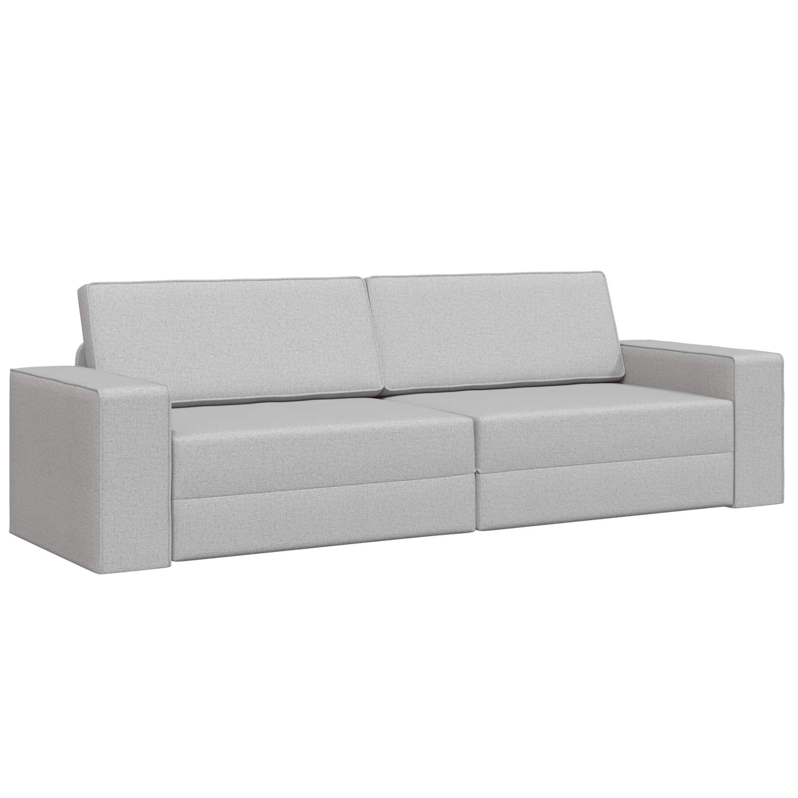 vidaXL Sofa Boden-Sofa-Bett Wolkengrau 245 x günstig online kaufen