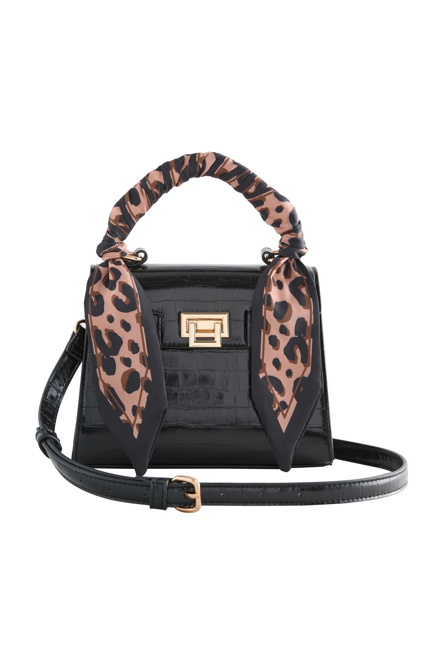 Next Umhängetasche Henkeltasche mit Schal (1-tlg)