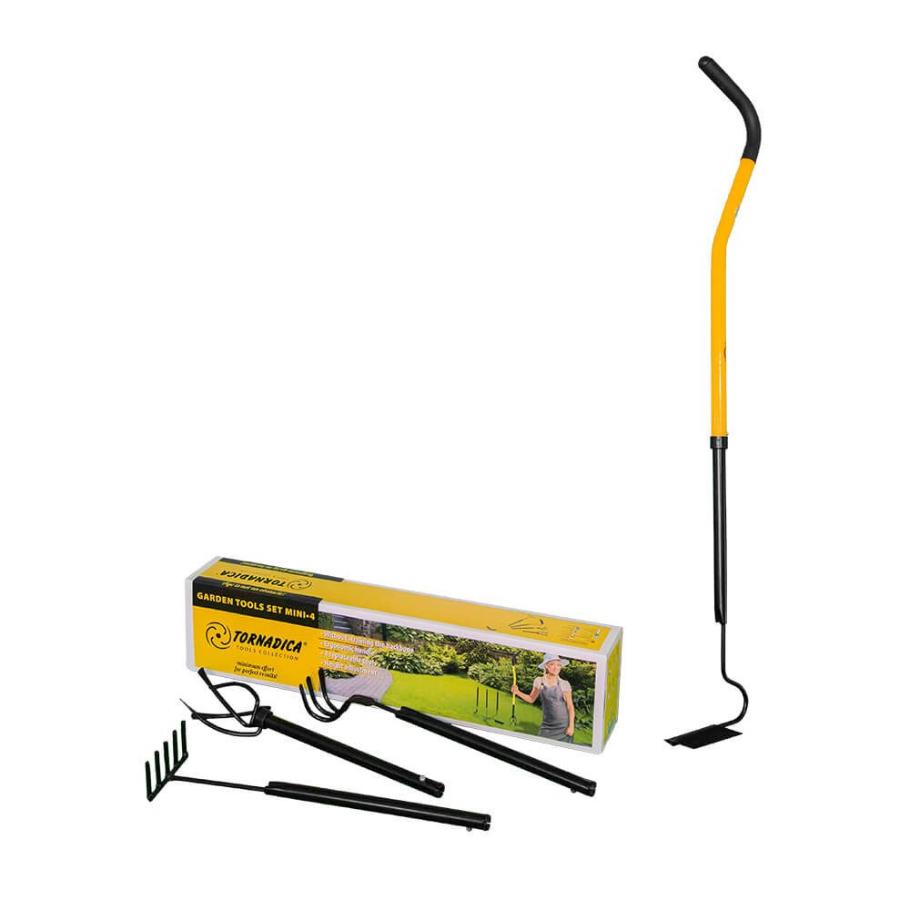 Gartenpflege-Set MINI-4 Gartenwerkzeug für Gemüsegarten Gewächshaus