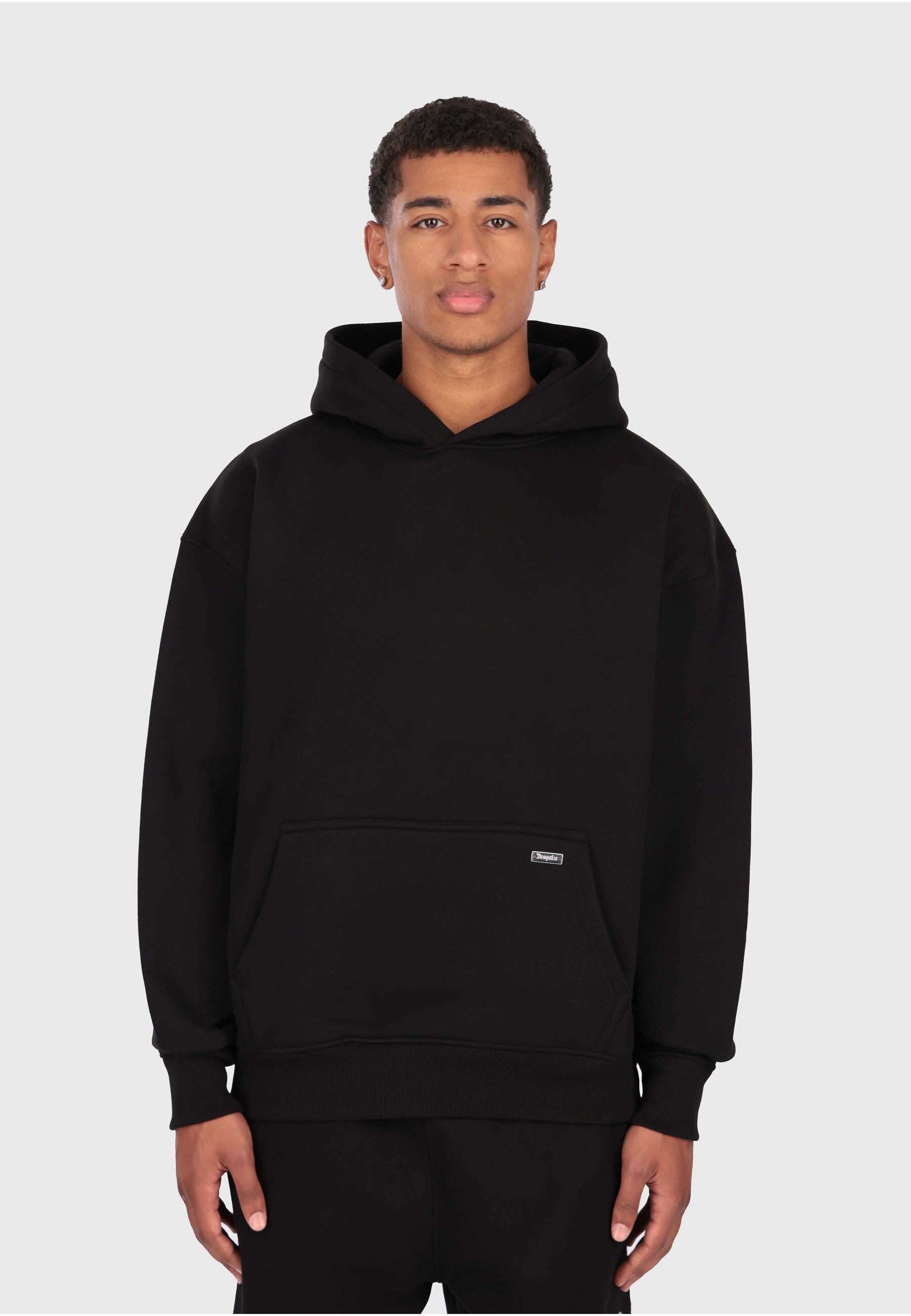 Dropsize Kapuzensweatshirt Dropsize SPLIT FROTTEE EMBO HOODIE (1-tlg)