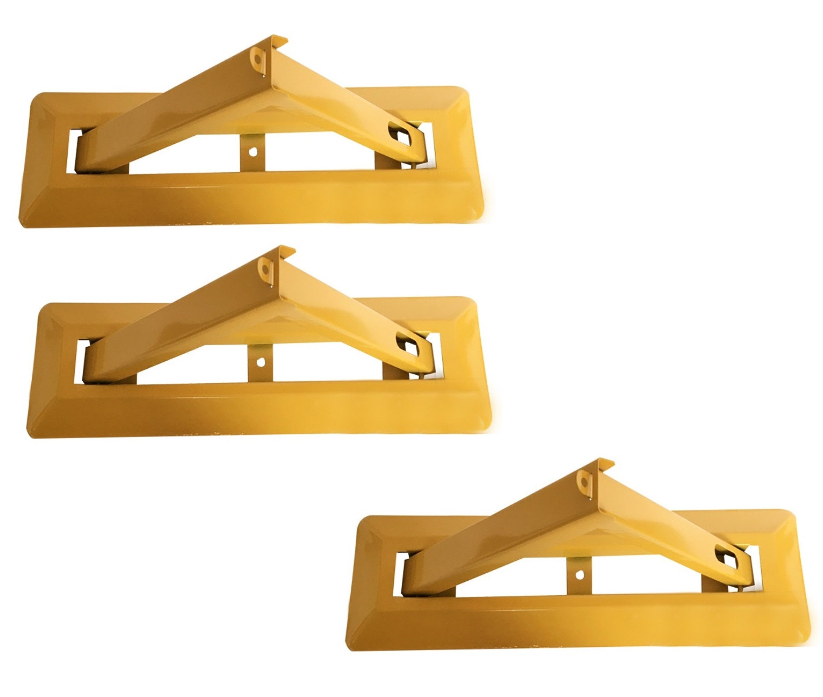 BAYLI Absperrpfosten 3er Set - 60 cm Parkplatzsperre klappbar, Parkplatzblockierer, Parkp