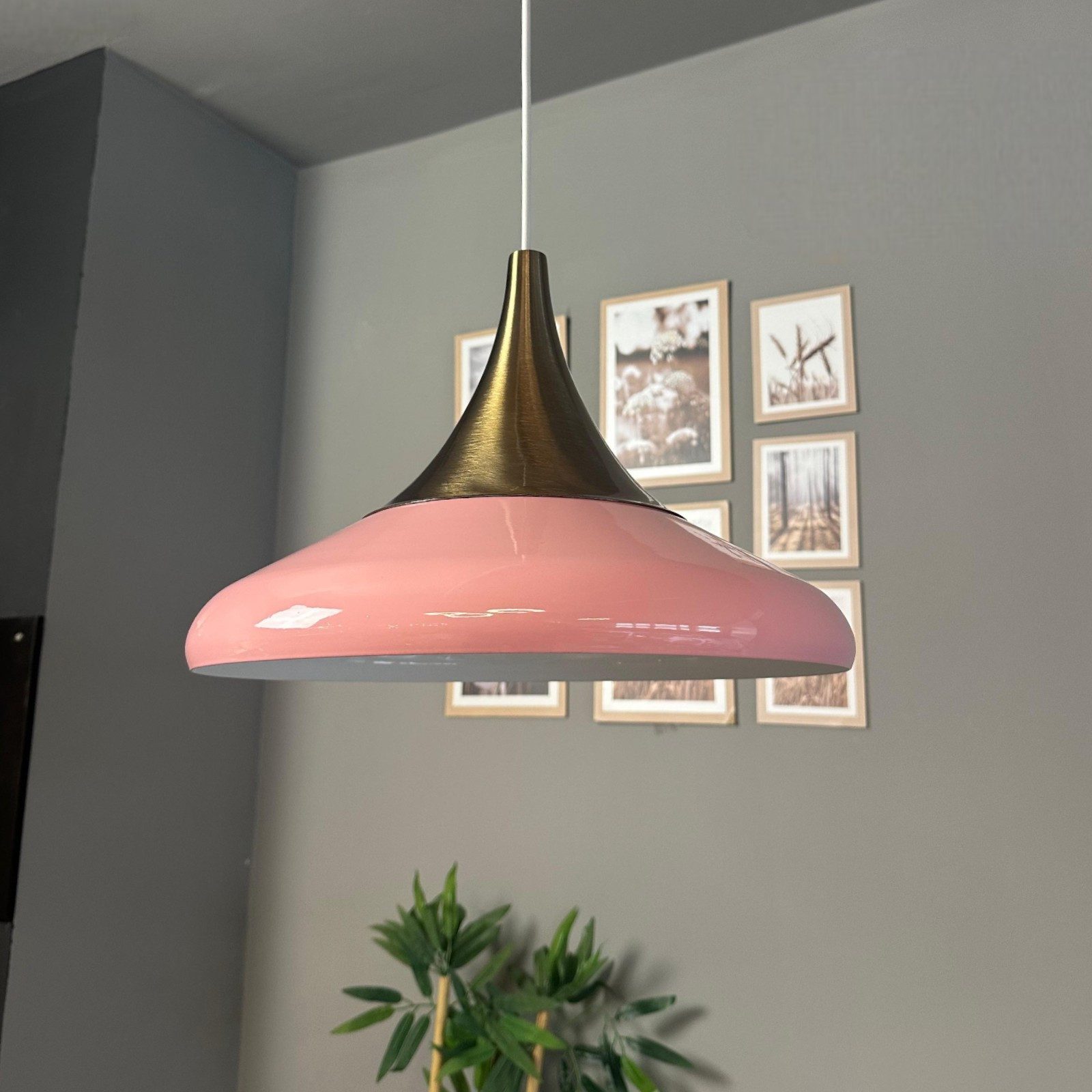 Bamyum Pendelleuchte Pendelleuchte Paladin Metall Ø35cm, Modern Hängelampe, ohne Leuchtmittel