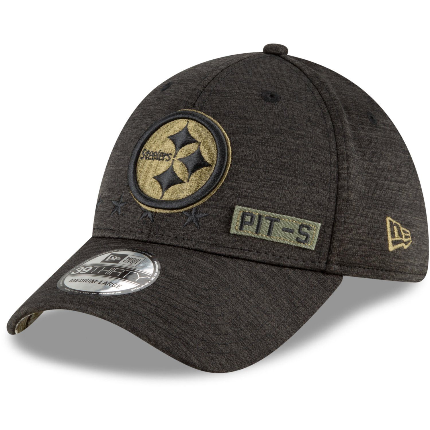 New Era Flex Cap 39Thirty NFL Teams Salute to Service 2020 Pittsburgh Steelers