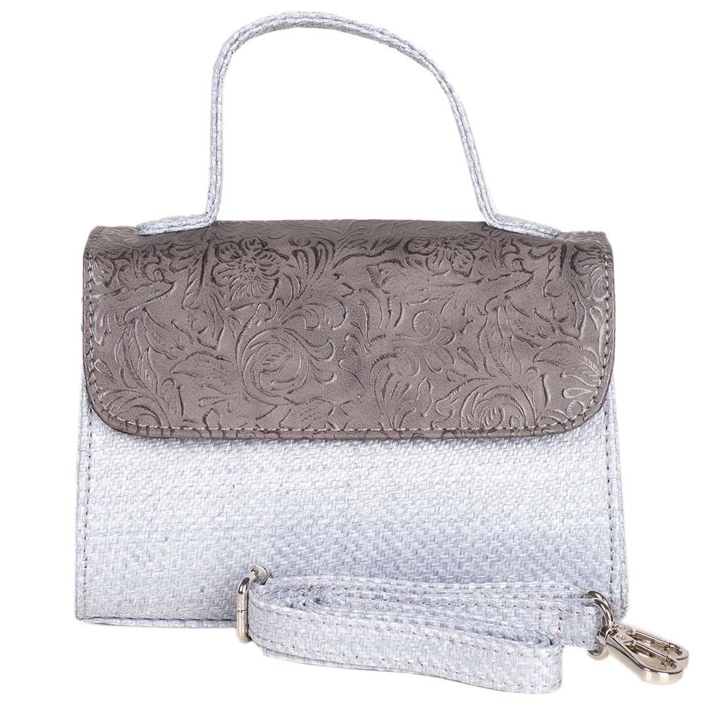 Lady Edelweiss Trachtentasche Trachtentasche Mila grau