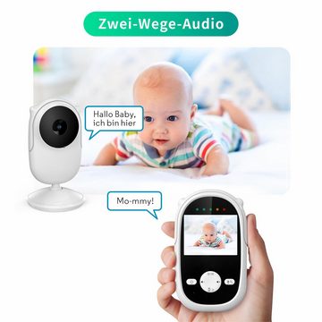 GOOLOO Babyphone Babyphone mit Kamera und Nachtsicht,Zwei-Wege-Gespräch