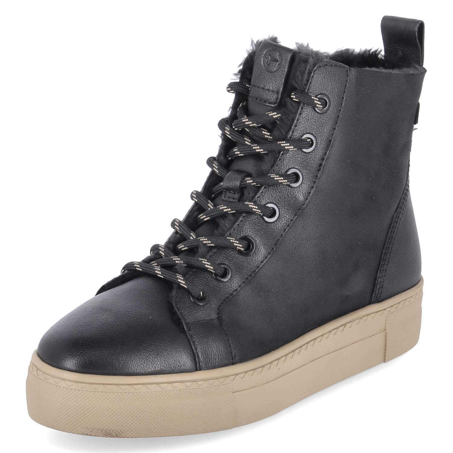 Tamaris Tamaris 1-26911-45/001 Damen Leder & Textil schwarz Winterstiefel günstig online kaufen