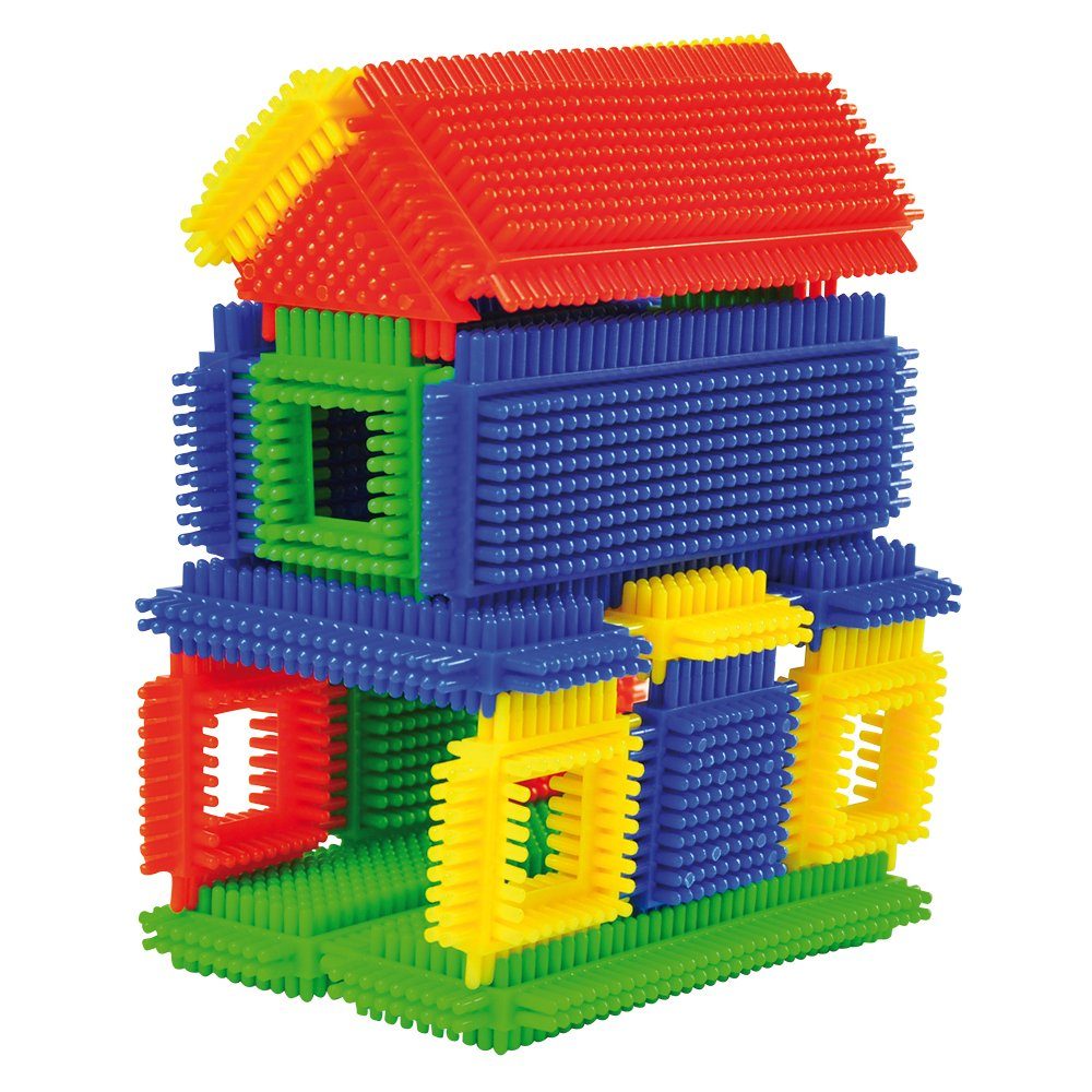 EDUPLAY Lernspielzeug Noppen Bausteine aus Kunststoff 108 Teile mit Aufbewa günstig online kaufen