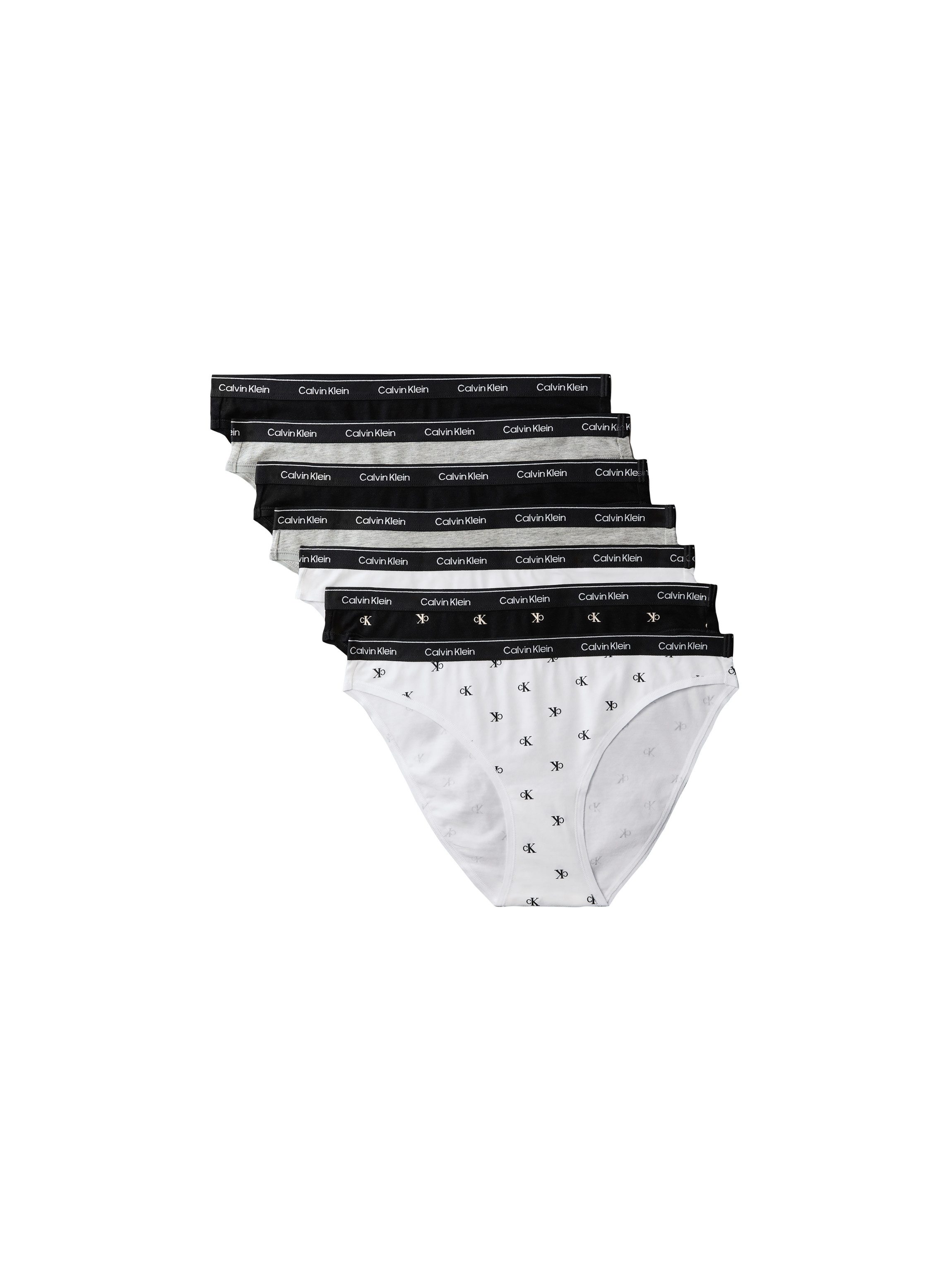 Calvin Klein Underwear Bikinislip BIKINI 7PK (Packung, 7er-Pack) Körpernahe Passform mit elastischem Bund