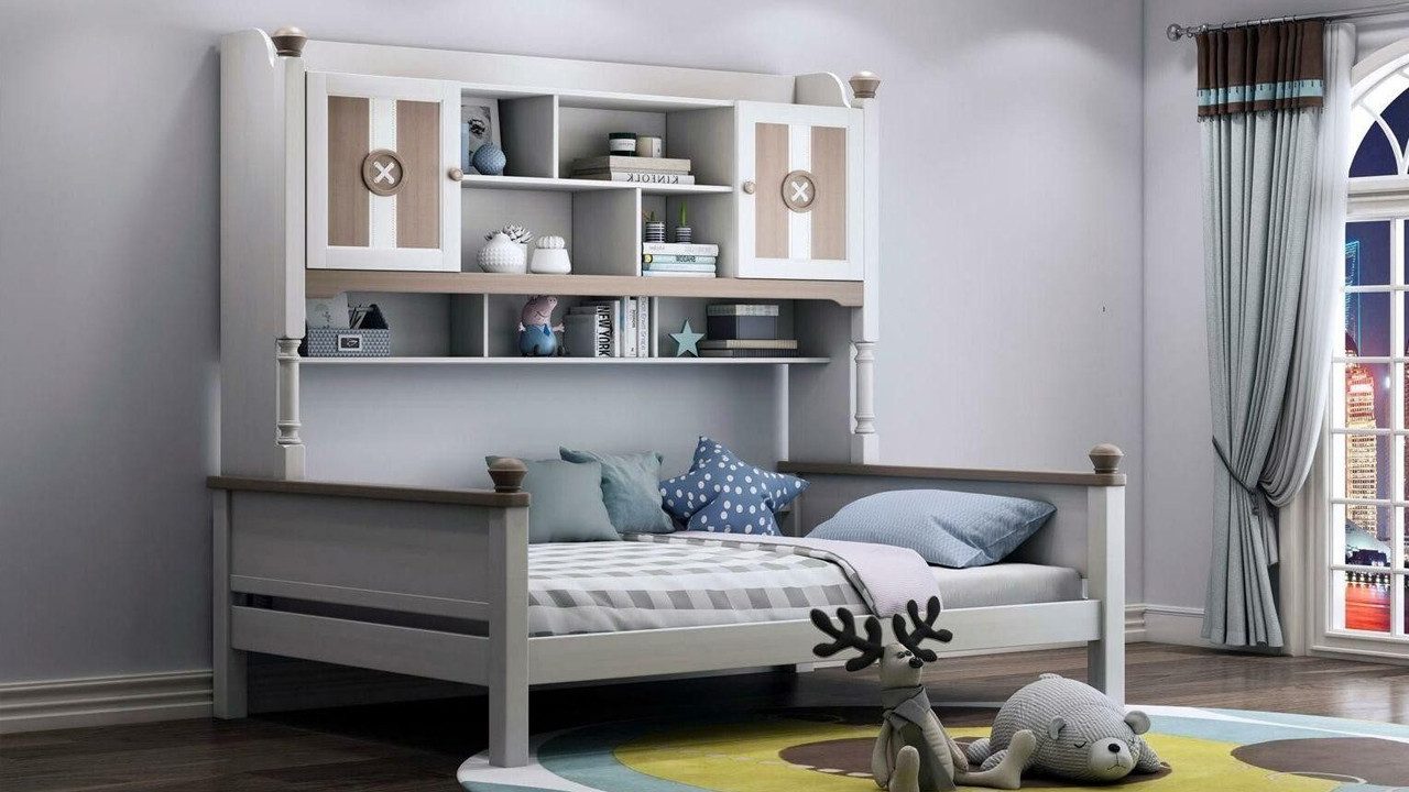 Xlmoebel Kinderbett Neues Einzelbett für Kinderzimmer in ansprechendem Design (Kinderbett), Hergestellt in Europa