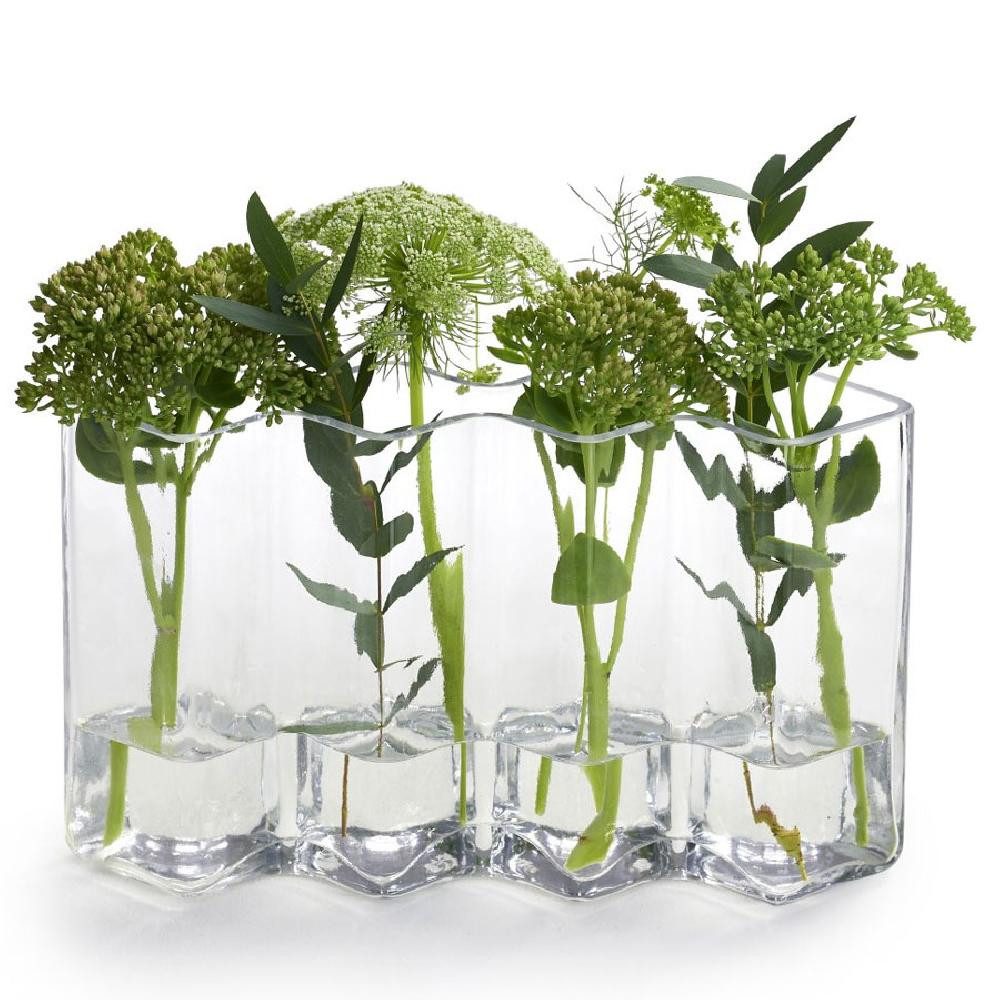Born in Sweden Dekovase Vase Row Grau (4 Kammern)