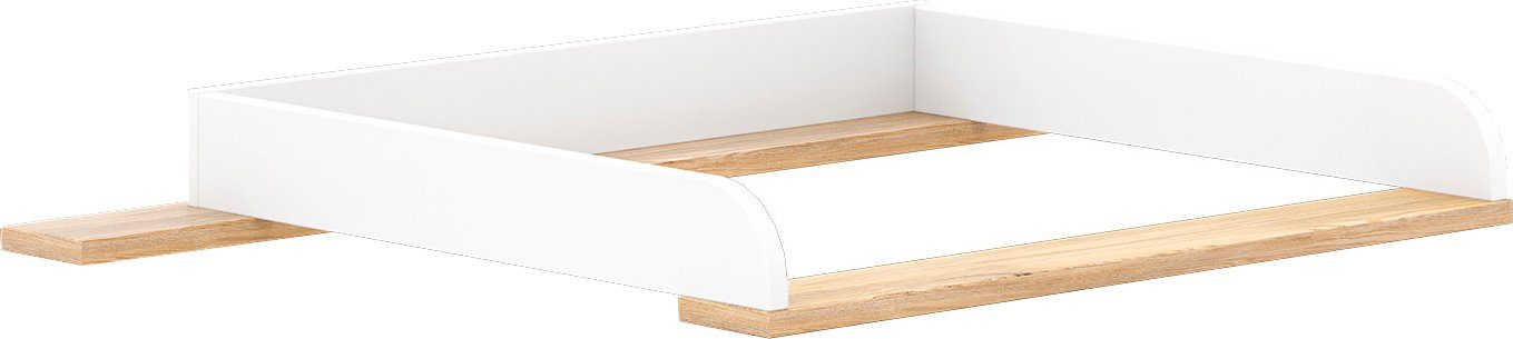 PAIDI Wickelaufsatz YOLANDA in Weiß mit Eiche-Dekor, zur Erweiterung der Ko günstig online kaufen