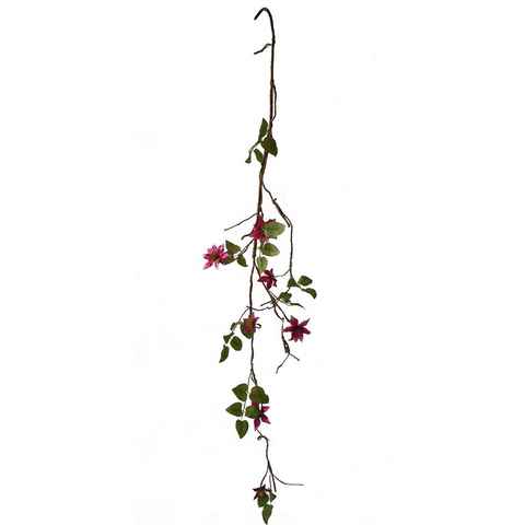Kunstblume Blumengirlande 142 cm Kunstblume Flora unbekannt, HTI-Living, Höhe 142 cm