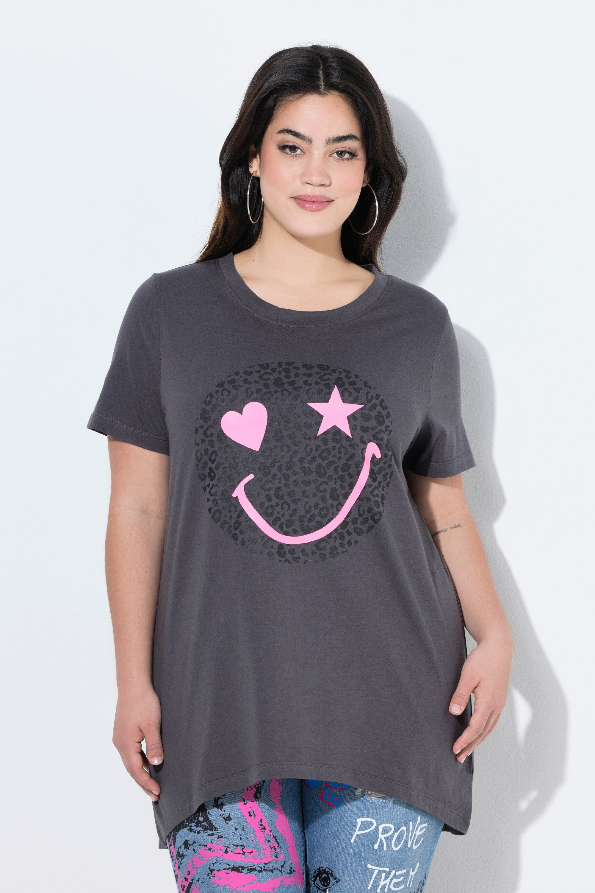Angel of Style T-Shirt T-Shirt A-Linie Leo/Neon Smiley günstig online kaufen