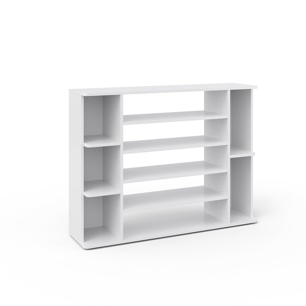 Vicco Schuhregal Levin, Weiß, 116 x 87 cm günstig online kaufen