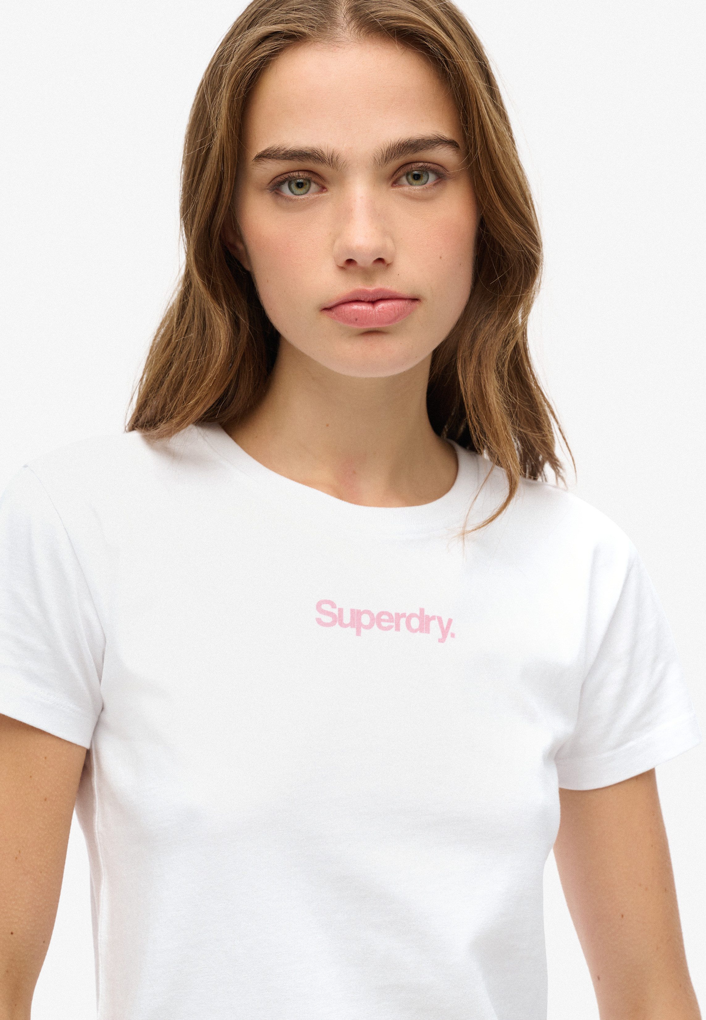 Superdry Kurzarmshirt CORE LOGO CITY FITTED TEE günstig online kaufen