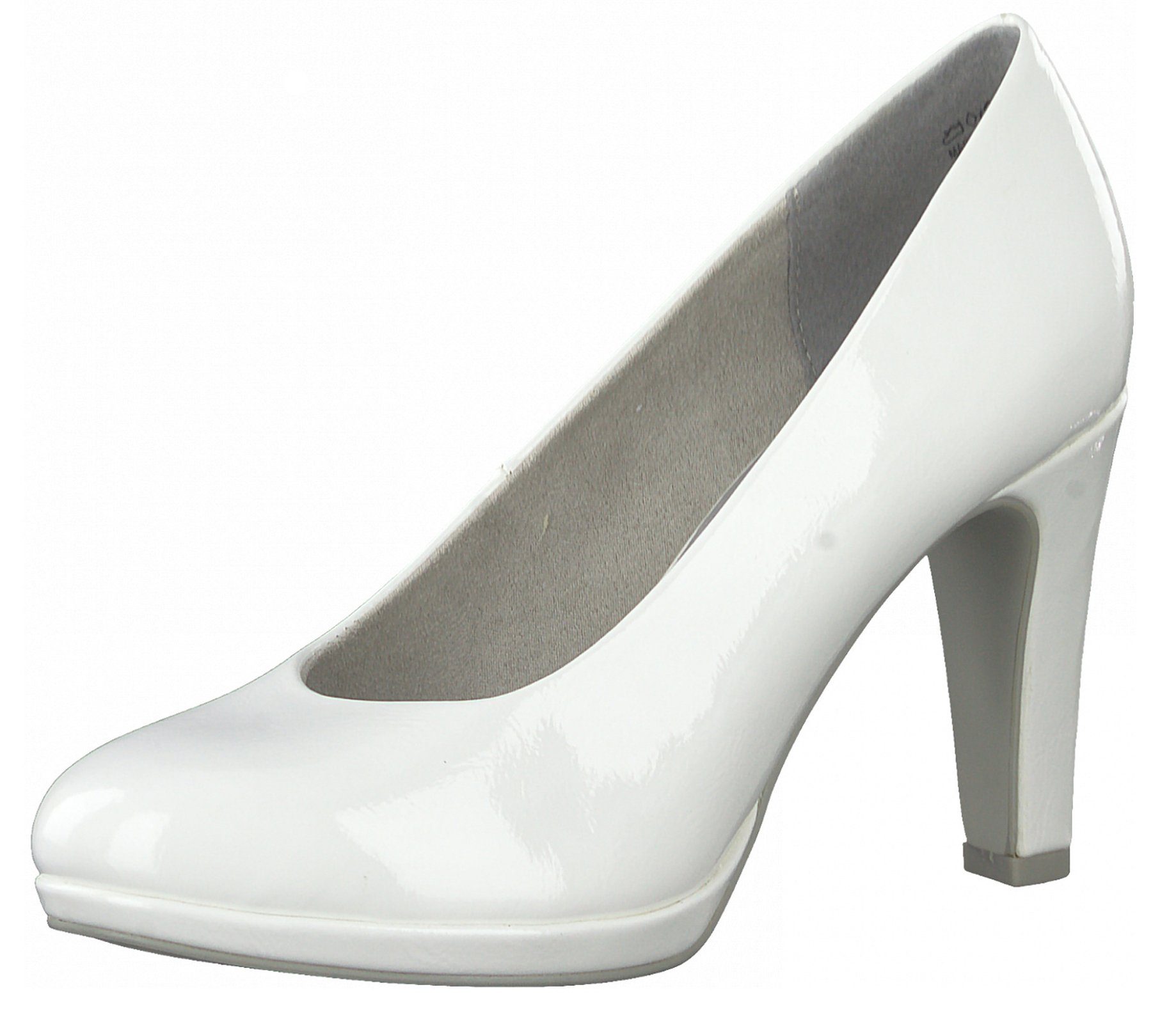 MARCO TOZZI 2-22412-26 123 White Patent Pumps