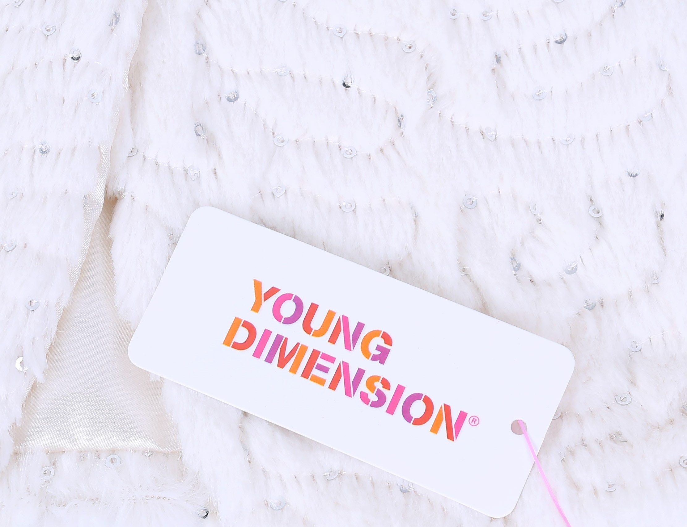 Sarcia.eu Boleroblazer Cremefarbenes Bolerojäckchen - Pailletten 2-3 Jahre