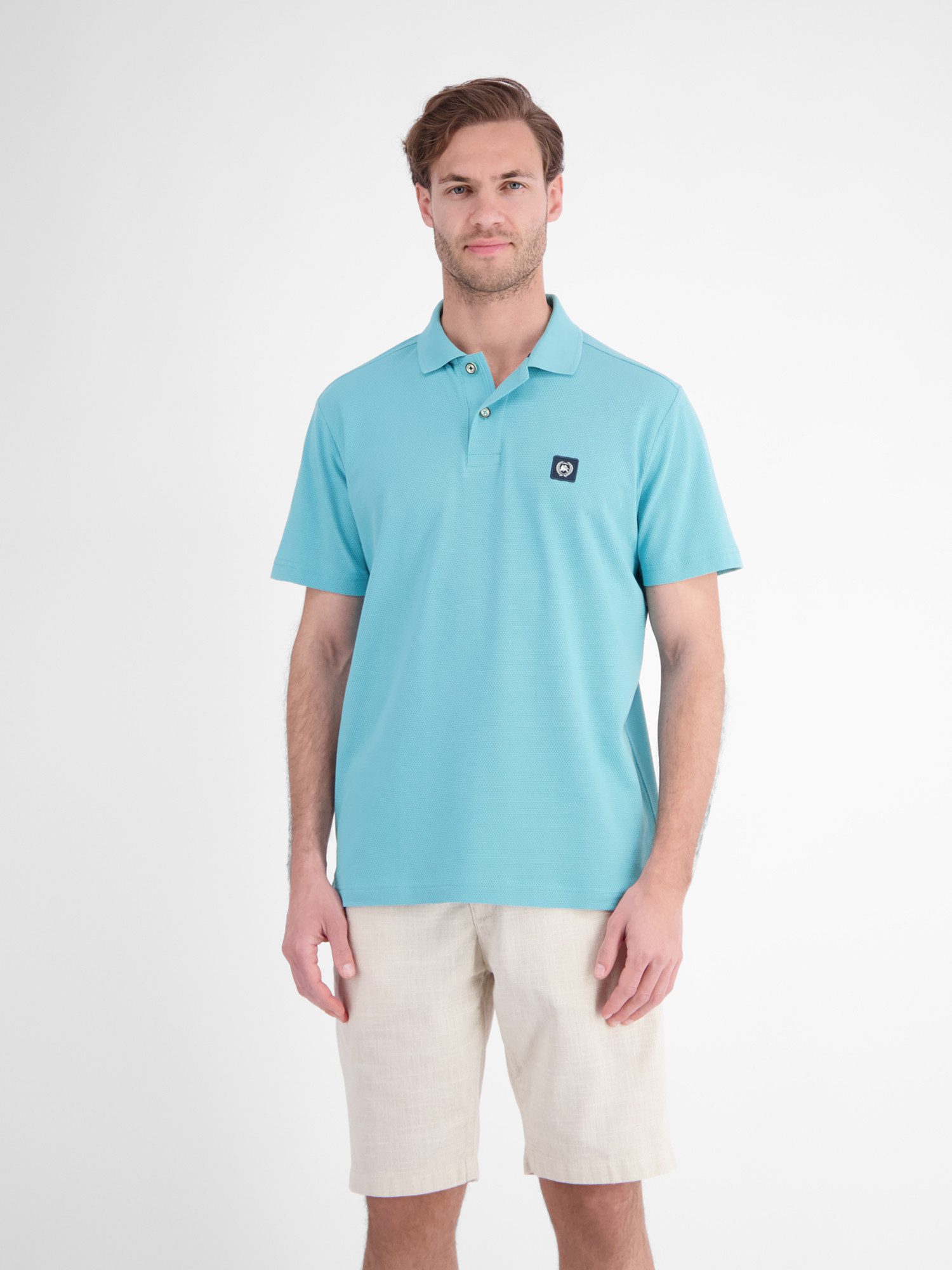 LERROS Poloshirt Maskulines Poloshirt aus Baumwolle mit griffiger Struktur