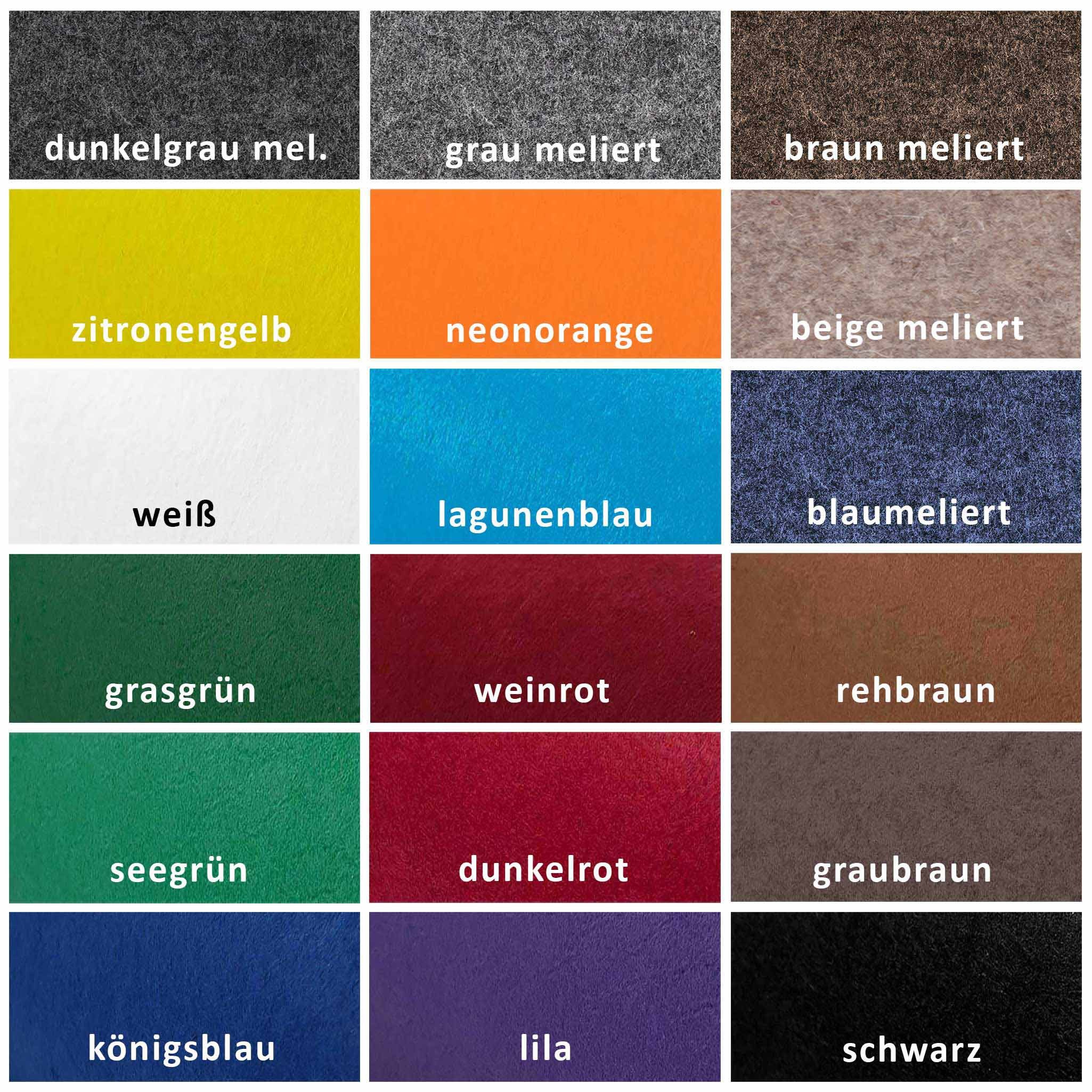 maDDma Stoff Bastelfilz waschbar Meterware Filz ab 1m x 90cm x 3mm Dekofilz, seegrün