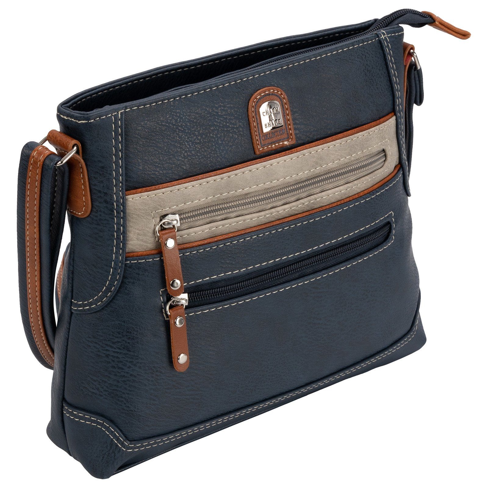 EAAKIE Umhängetasche Damen Tasche Schultertasche Umhängetasche Leder Optik Handtasche, als Schultertasche, Umhängetasche tragbar