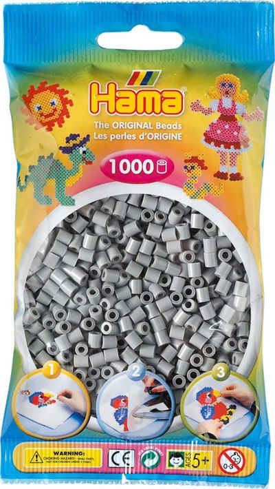 Dan Import Bügelperlen HAMA Bügelperlen Perlenbeutel 1000 Stück verschiedene Farben