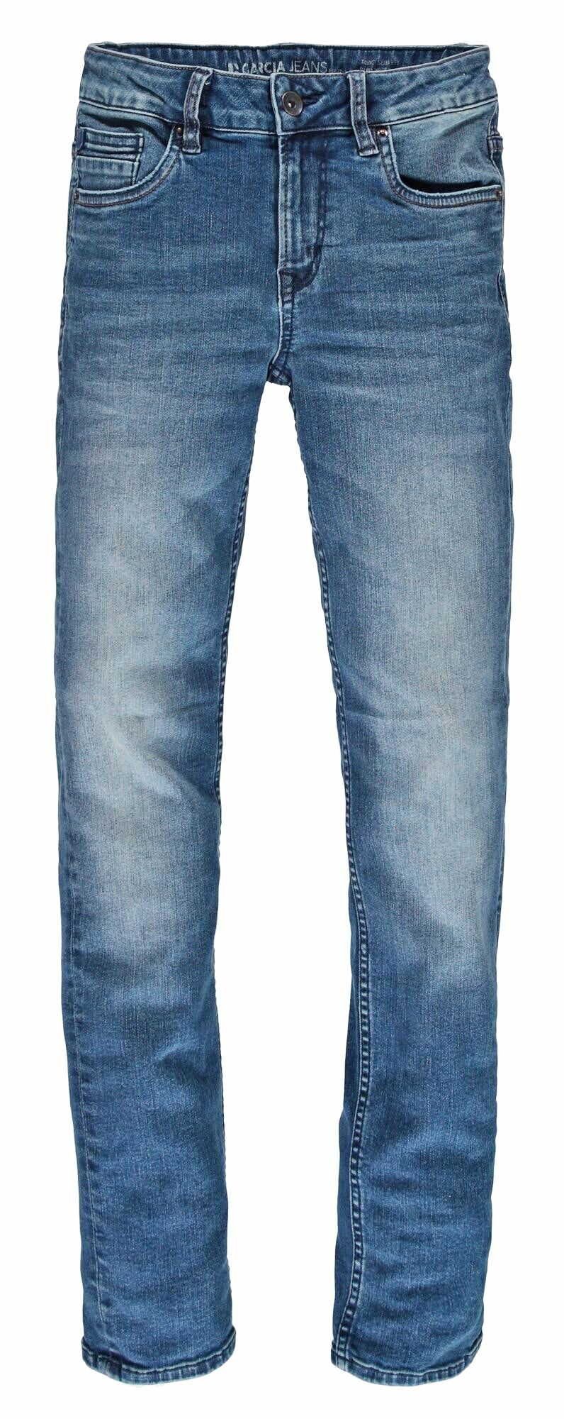regular Garcia (1-tlg) blau Regular-fit-Jeans