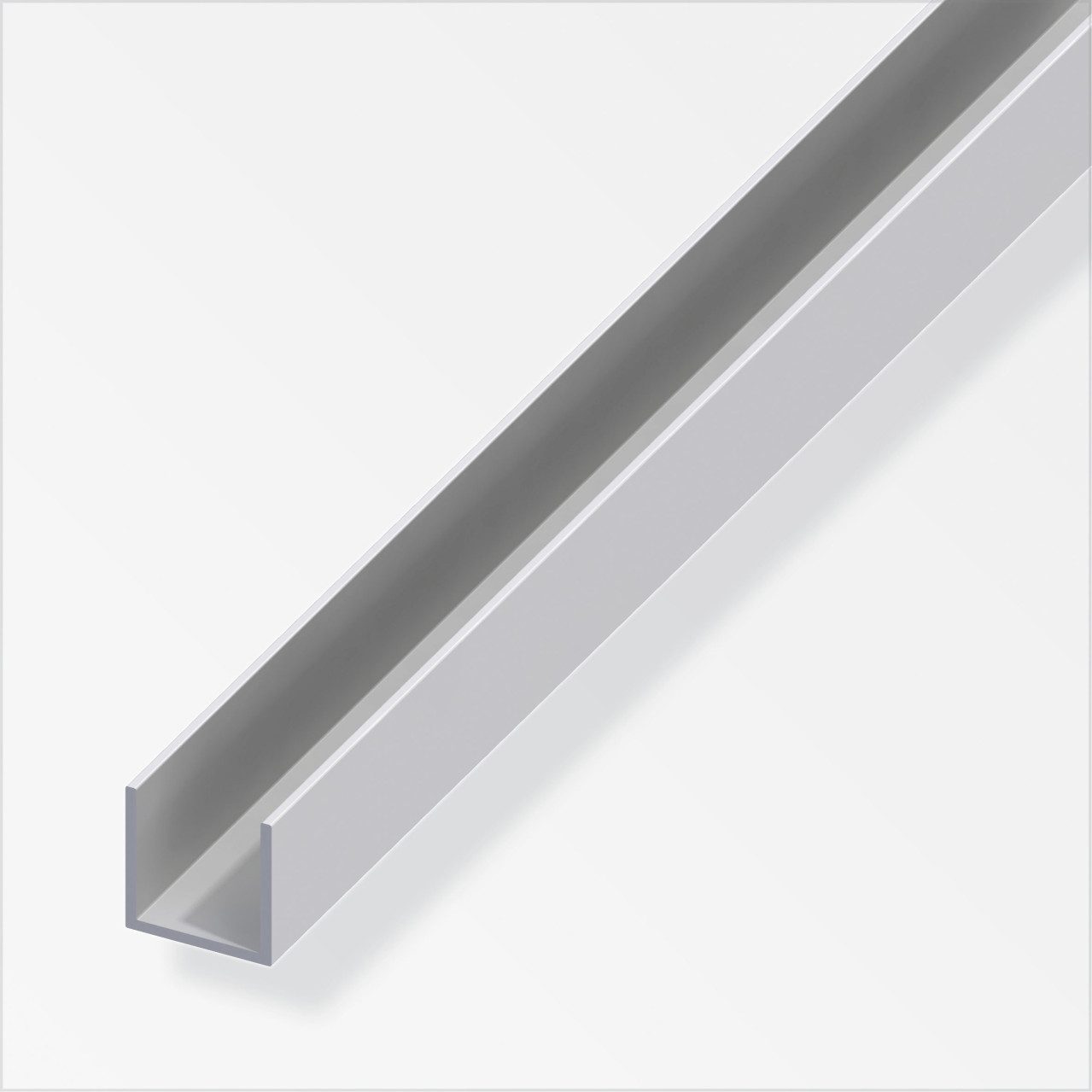 alfer Profil alfer U-Profil 1 m, 8.2 x 10.1 x 1.3 mm Aluminium