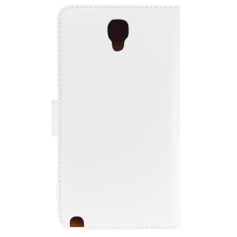 Handytasche Book Case Handyhülle für Samsung Galaxy Note 3 Neo Weiß Leder 42507105 (Book Cover)
