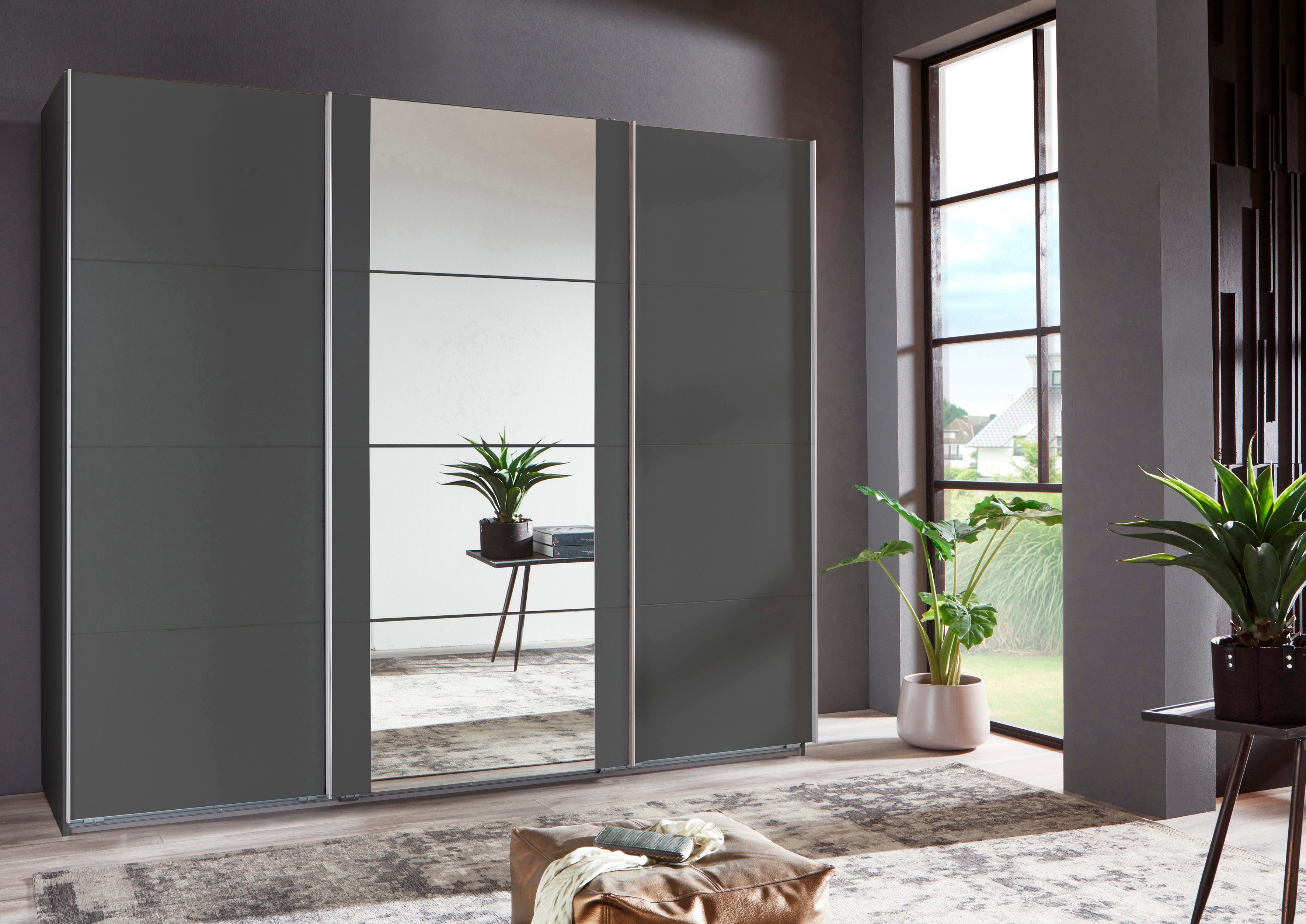 Wimex Schwebetürenschrank Bern Schiebetürenschrank Schrank mit zusätzlicher Innenausstattung, Garderobe